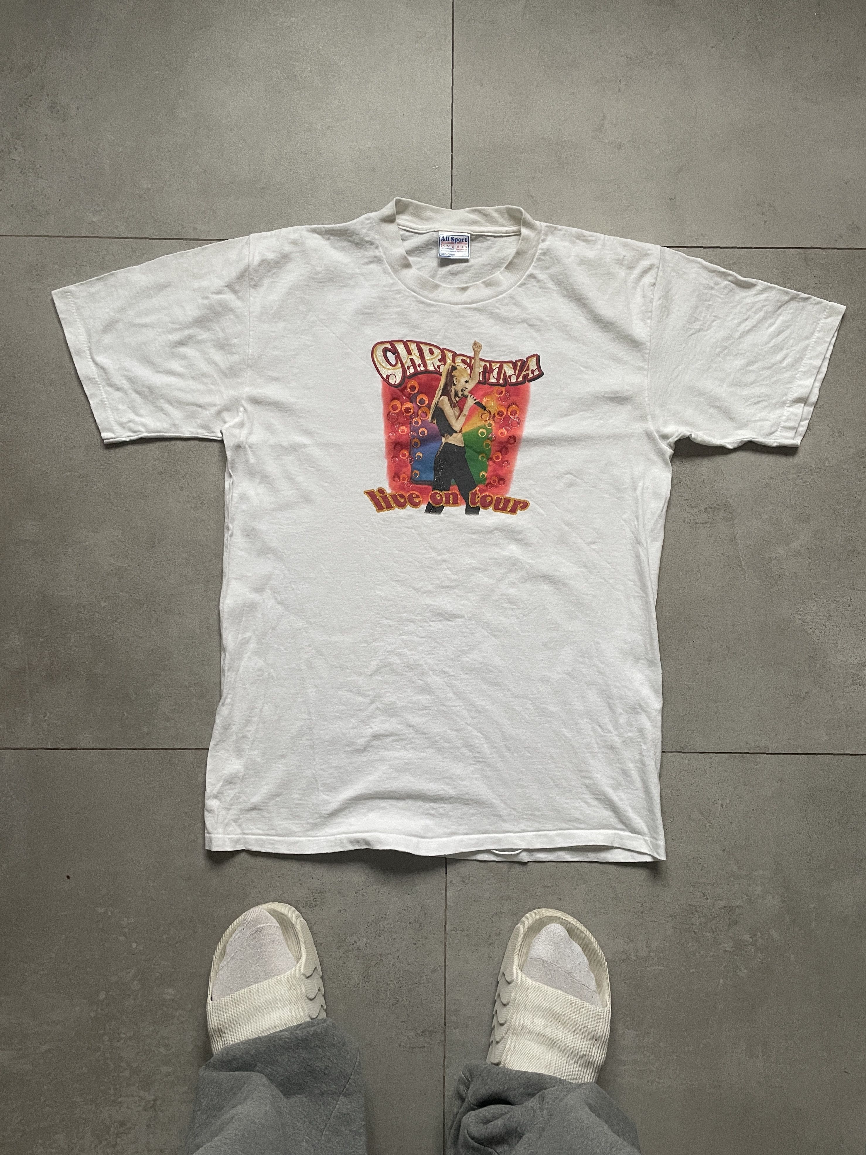 Band Tees VINTAGE CHRISTINA AGUILERA LIVE ON TOUR 90S TEE Size US L / EU 52-54 / 3 - 1 Thumbnail