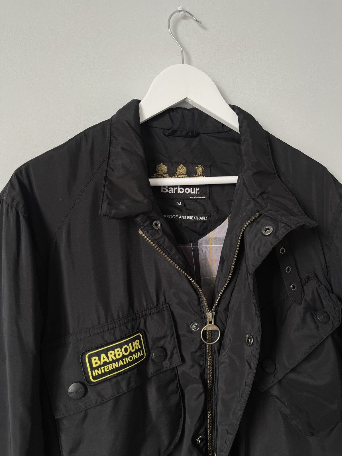 Barbour Barbour International A7 Waterproof Belted Biker Jacket Size US M / EU 48-50 / 2 - 15 Thumbnail