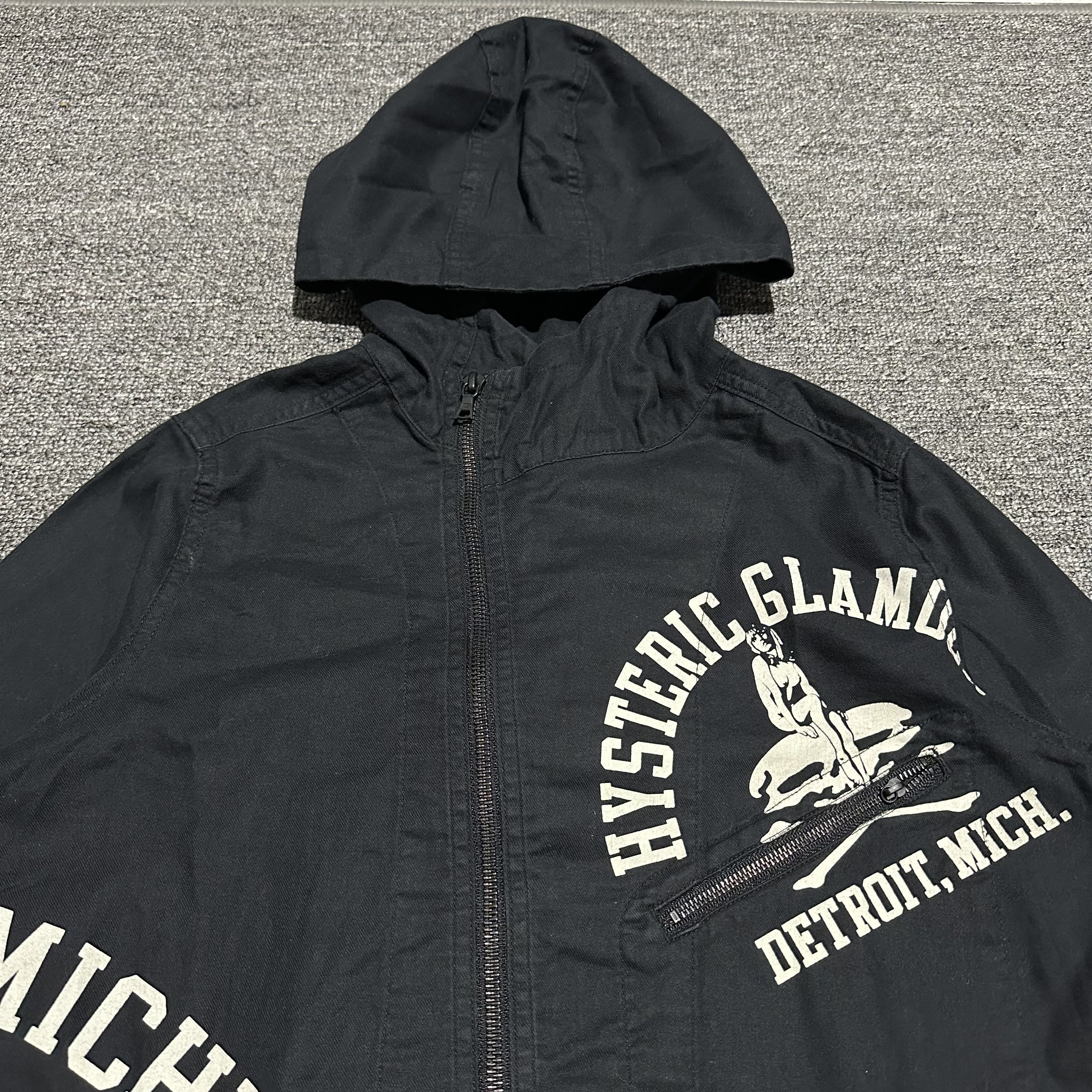 Hysteric Glamour Hysteric Glamour Zip Hoodie Size US S / EU 44-46 / 1 - 2 Thumbnail