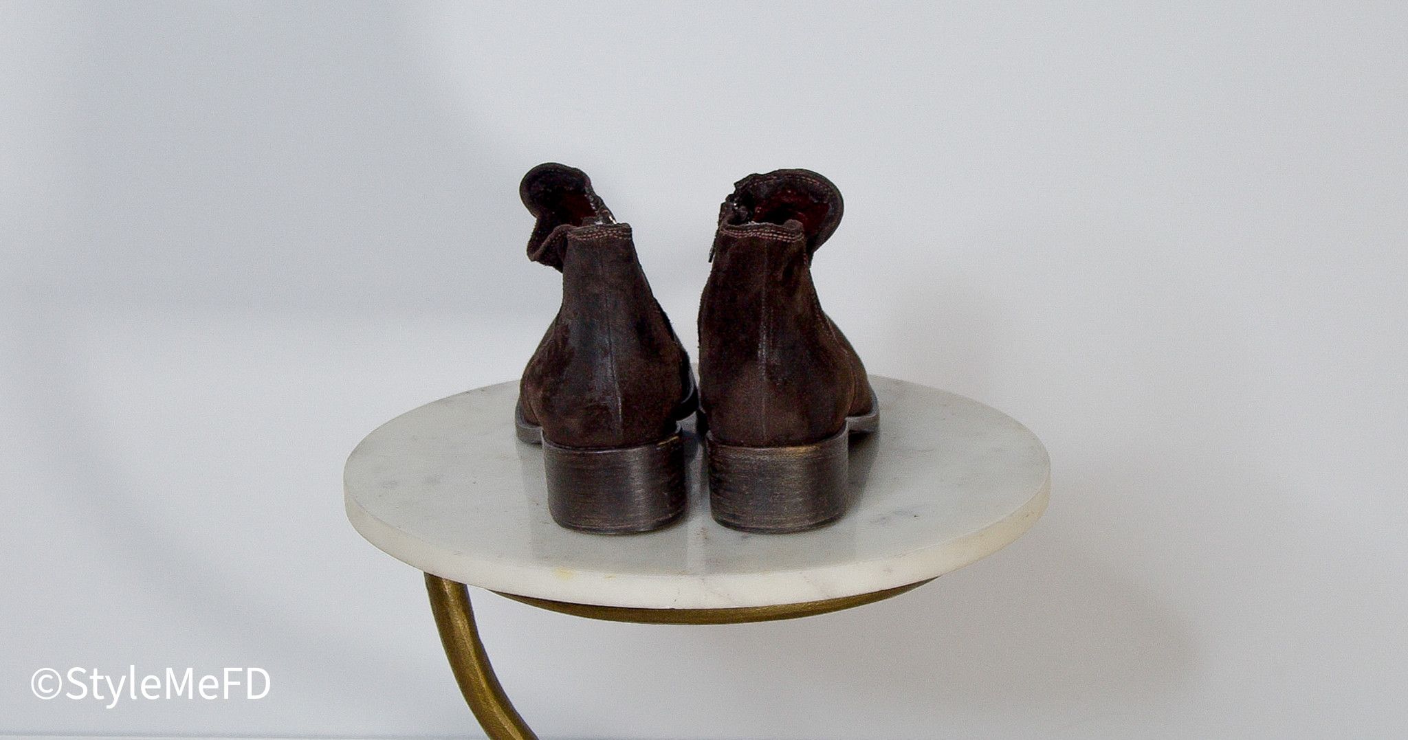 Prada Vintage Prada Women's Brown Short Suede Boots with Size Zip Size US 10 / IT 40 - 3 Thumbnail