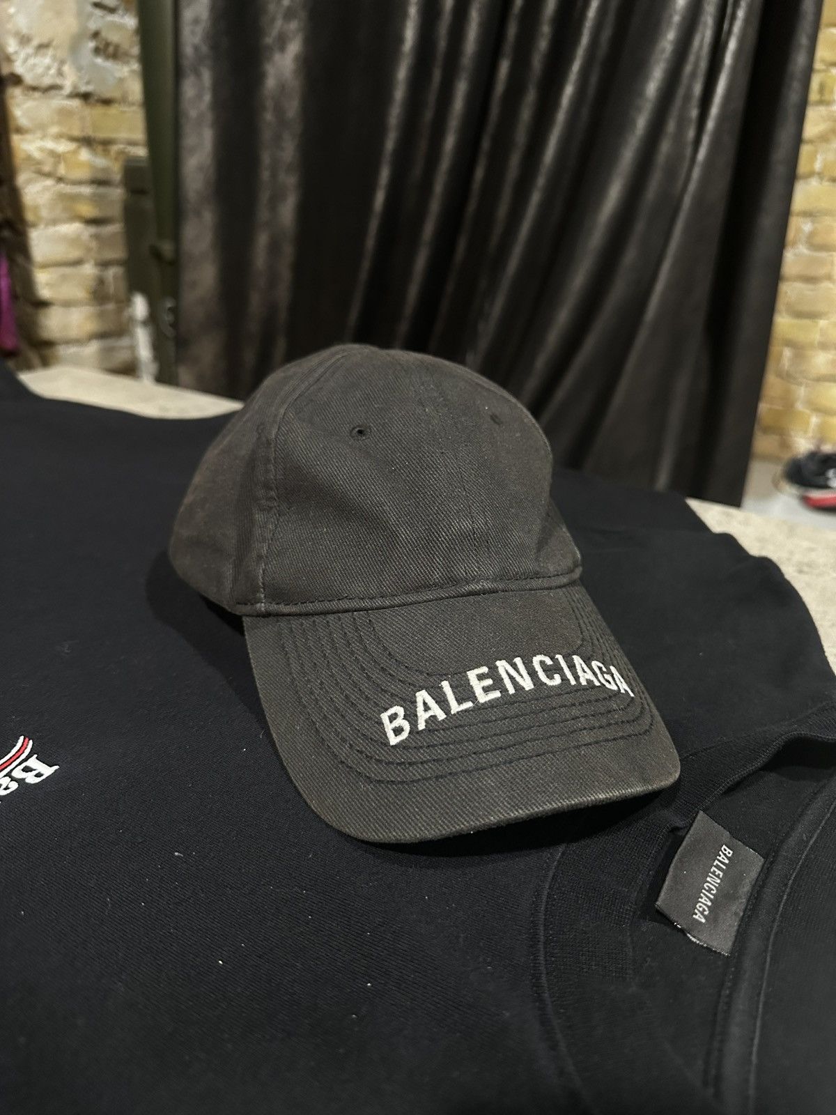 Balenciaga balenciaga logo hat Size ONE SIZE - 1 Thumbnail