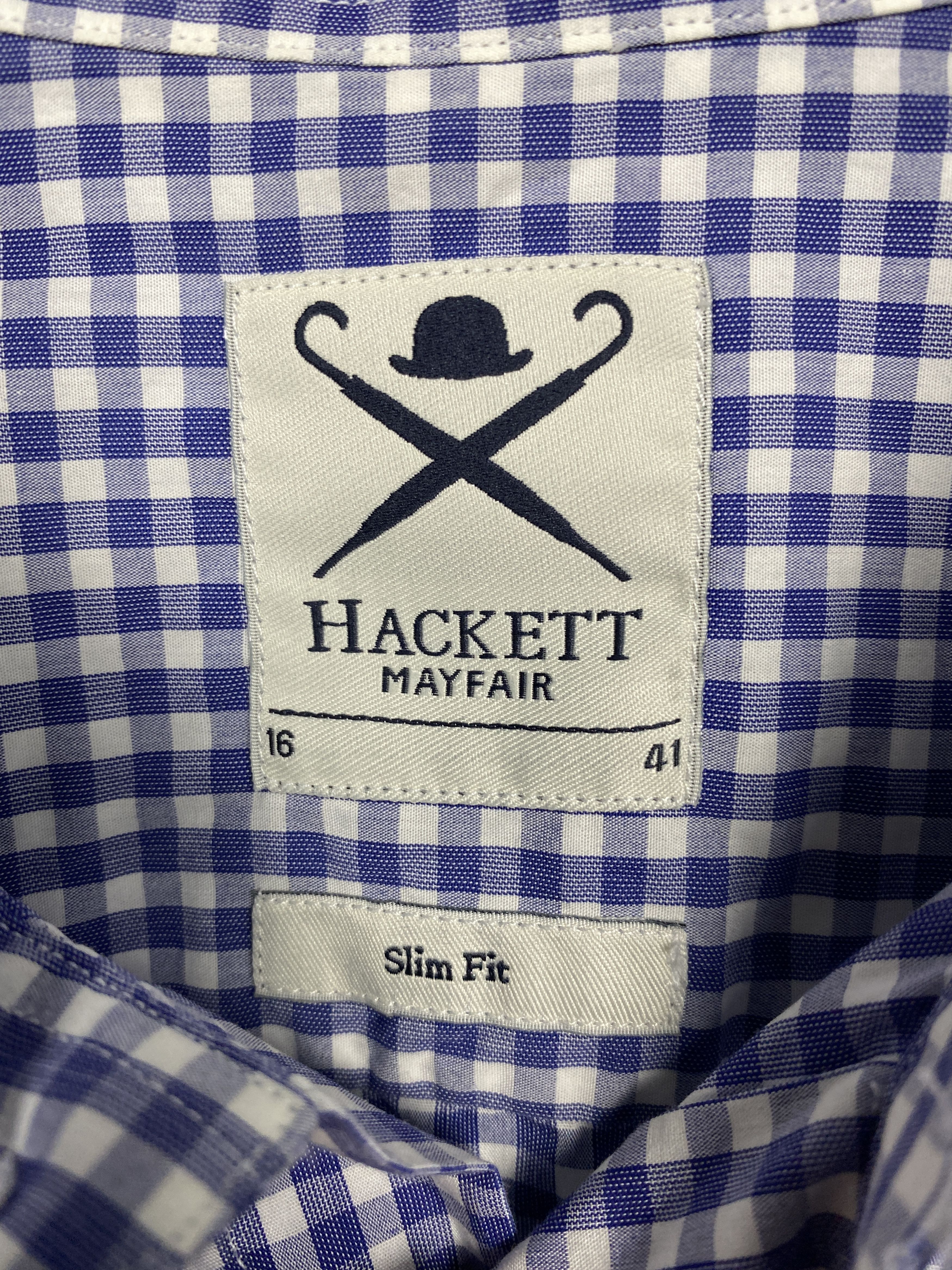 Hackett Hackett Vintage Mens Long Sleeve Shirt Size US L / EU 52-54 / 3 - 3 Thumbnail