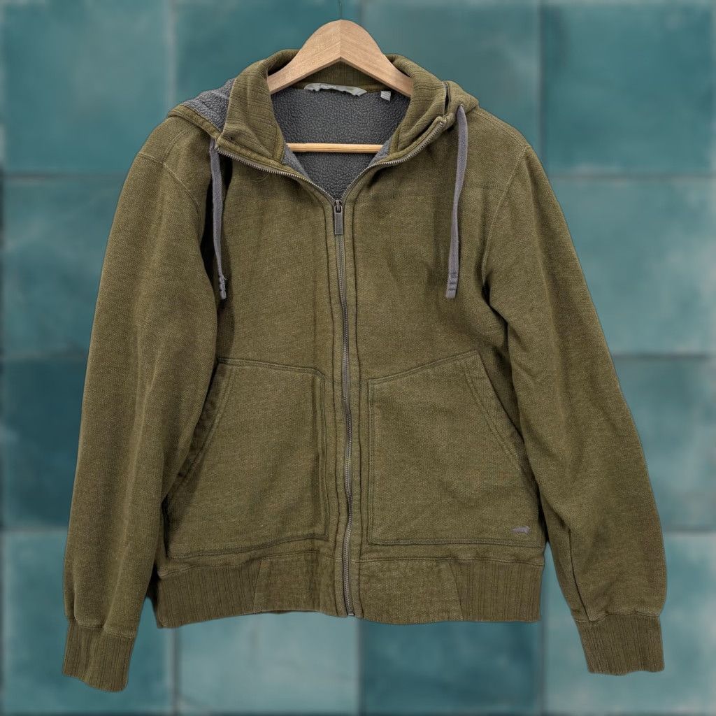 Vintage Horny Toad Hoodie Mens S Green Big Chill Zip HD Fleece Lined Warm Jacket Size US S / EU 44-46 / 1 - 1 Thumbnail