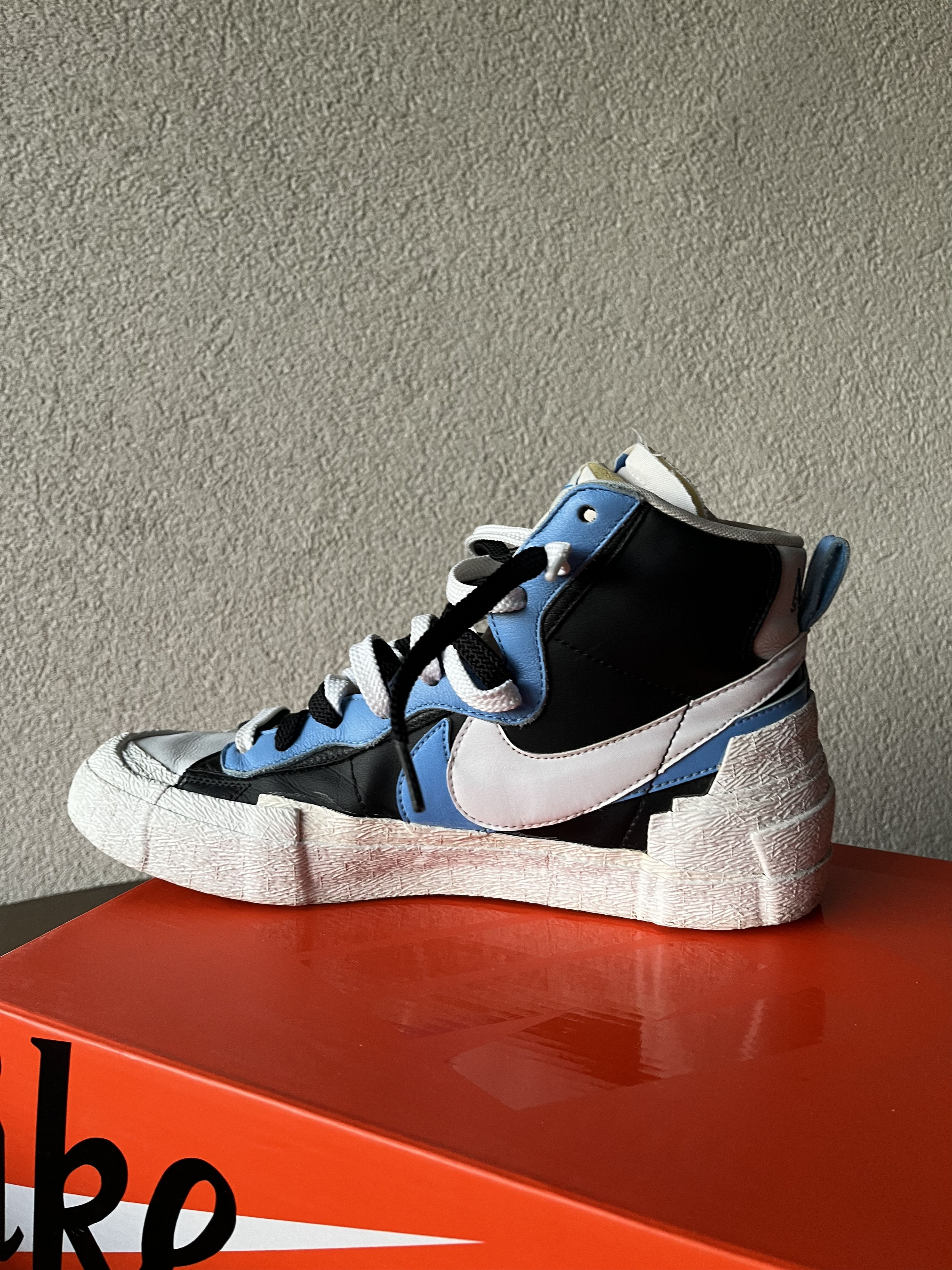 Nike × Sacai Nike X Sacai High Sneakers Blue Size US 9.5 / EU 42-43 - 3 Thumbnail