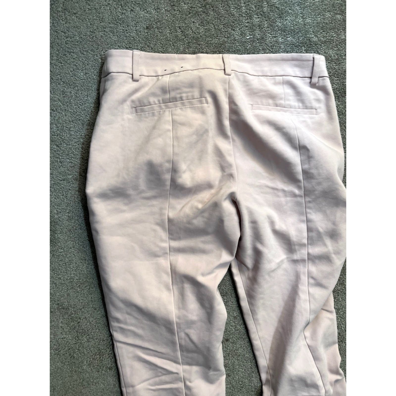 Express Express Pants Womens 8R Pink Mid Rise Ankle Flat Front Distressed Express Columnist Regular Size: 8 Pink Ankle 30 in Inseam Womens Pants 8R 30in Size 30" / US 8 / IT 44 - 4 Thumbnail