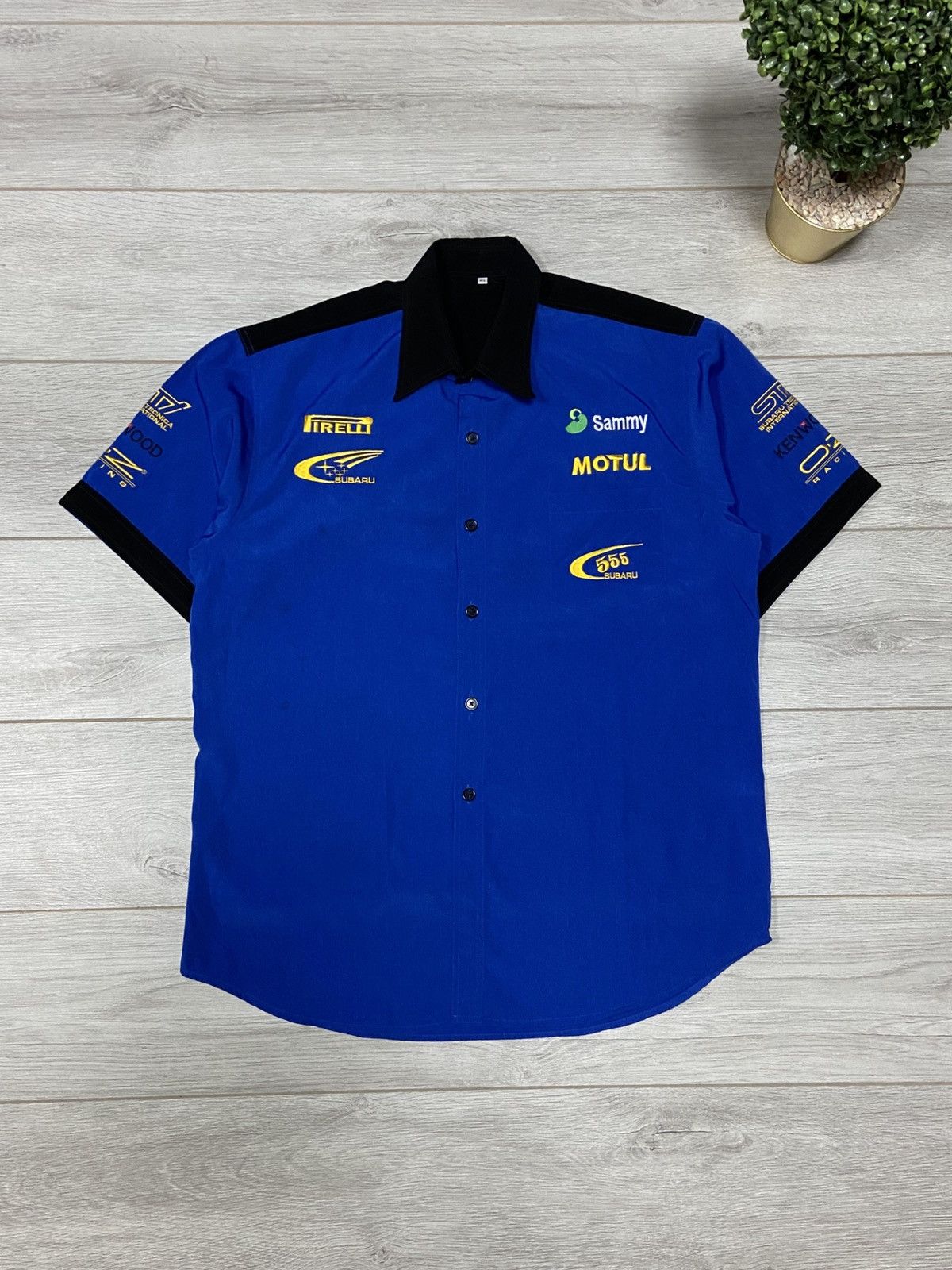 Formula 1 Vintage Subaru World Rally Team Shirt Mercedes BMW Honda Size US XL / EU 56 / 4 - 2 Thumbnail
