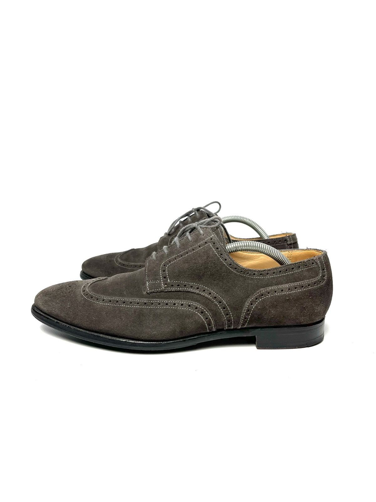 Crockett & Jones Crocket & Jones Wycombe suede oxford brogues formal shoes 9E Size US 10 / EU 43 - 2 Thumbnail