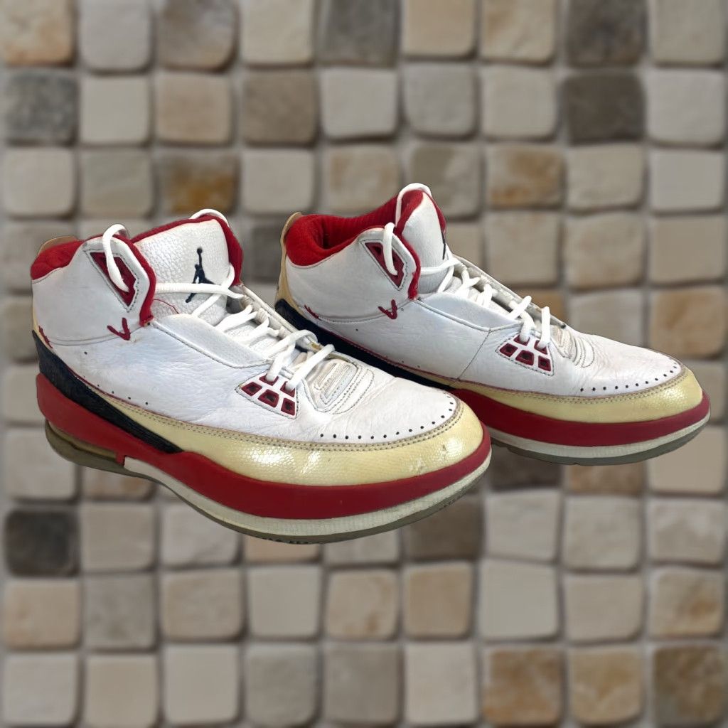 Nike VINTAGE Nike Air Jordan 2.5 Retro Team White Varsity Red 331987-103 Size US 10.5, UK 9.5, EUR 44.5 Men Sneaker High Top Shoes Mens Size US 10 / EU 43 - 1 Thumbnail