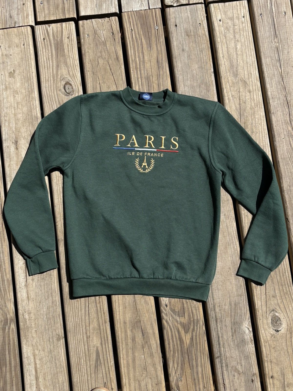 Vintage Paris SweatShirt Size US L / EU 52-54 / 3 - 3 Thumbnail