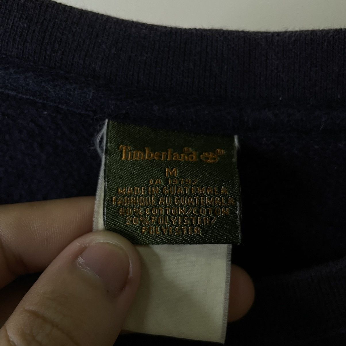 Timberland Vintage 1990s Timberland Embroidery Spell Out Crewneck Size US L / EU 52-54 / 3 - 3 Thumbnail