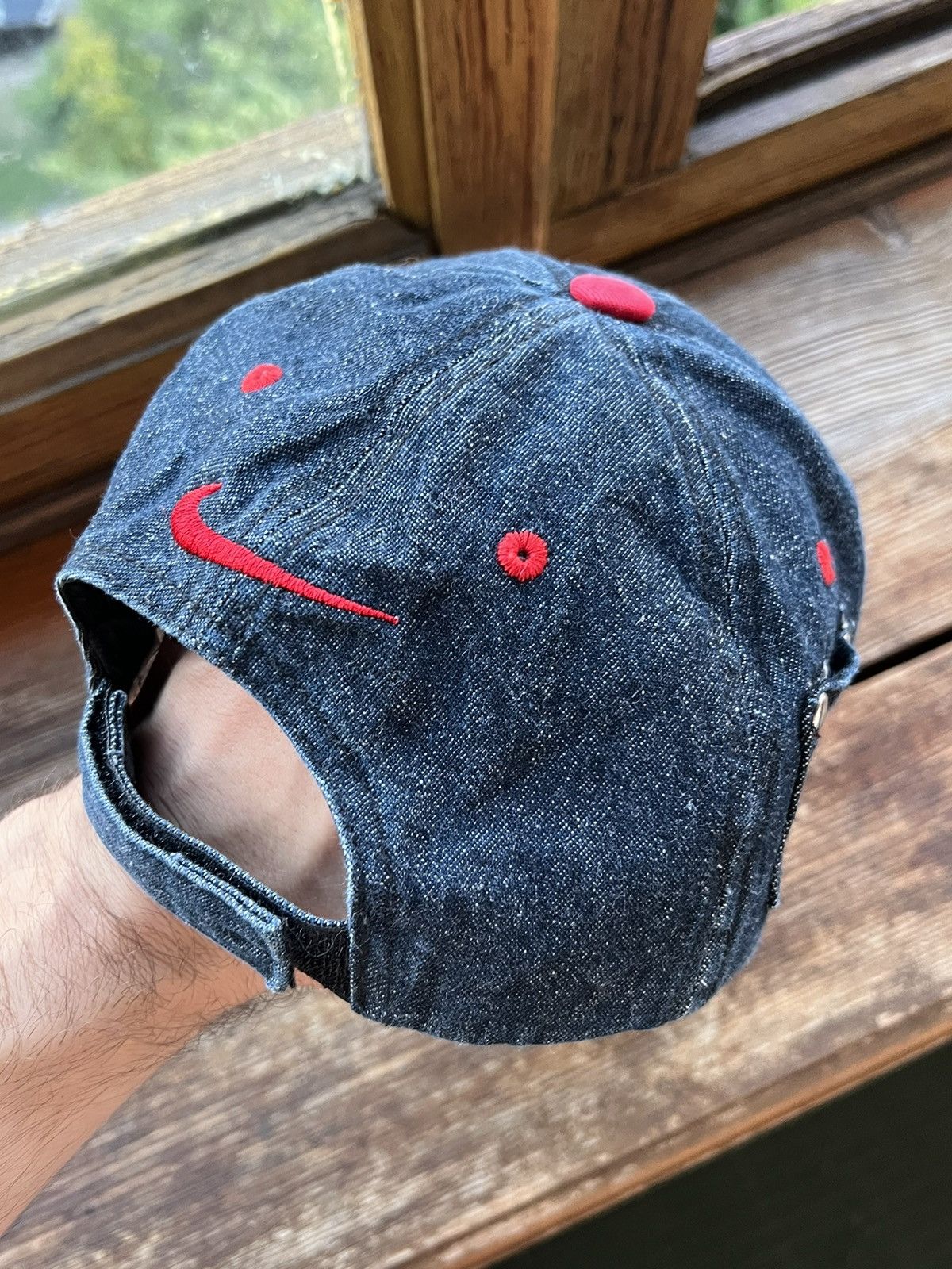 Nike Vintage Hat Nike Y2K Avant Garde Cap Size ONE SIZE - 9 Thumbnail