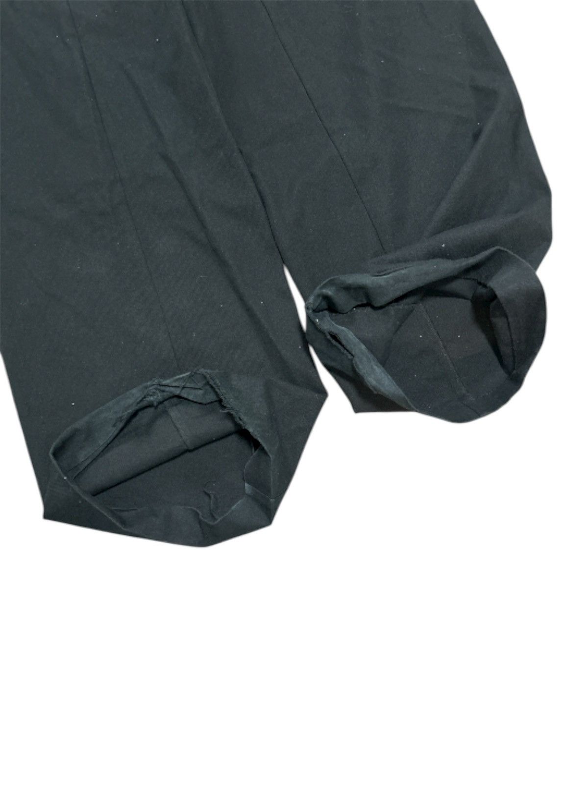 Acne Studios Acne Studios Black Crossover Tied Paper Bag Waist Pants Size US 33 - 10 Thumbnail