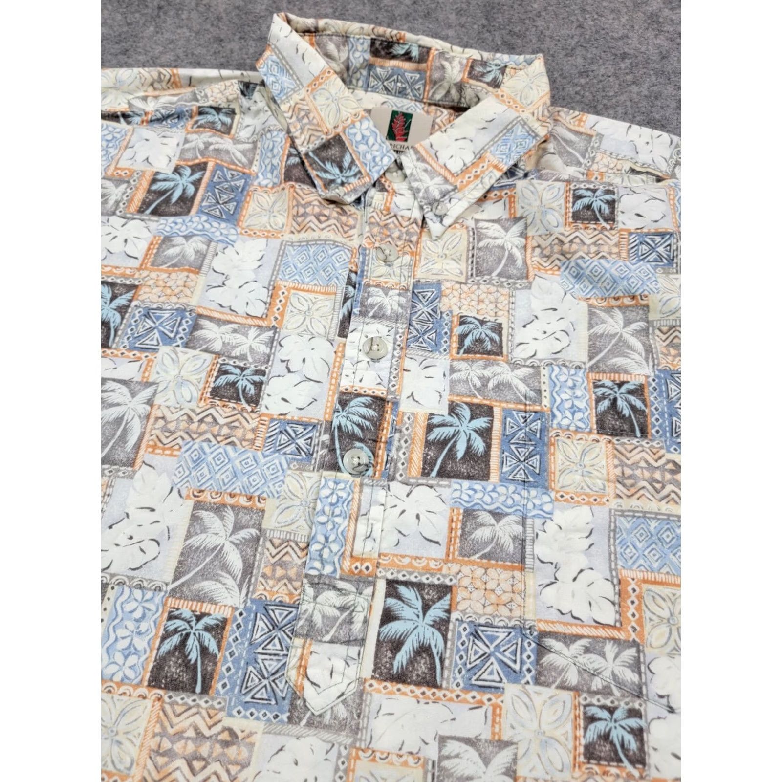 Tori Richard Tori Richard Shirt Mens XL Floral Hawaiian 1/4 Button Pullover Made in Hawaii Size US XL / EU 56 / 4 - 5 Thumbnail