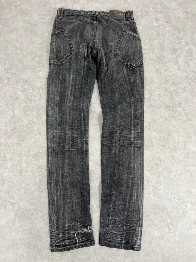 Dolce & Gabbana AW2003 Dolce & Gabbana Raw Grey Slim Denim Jeans Size US 30 / EU 46 - 1 Thumbnail