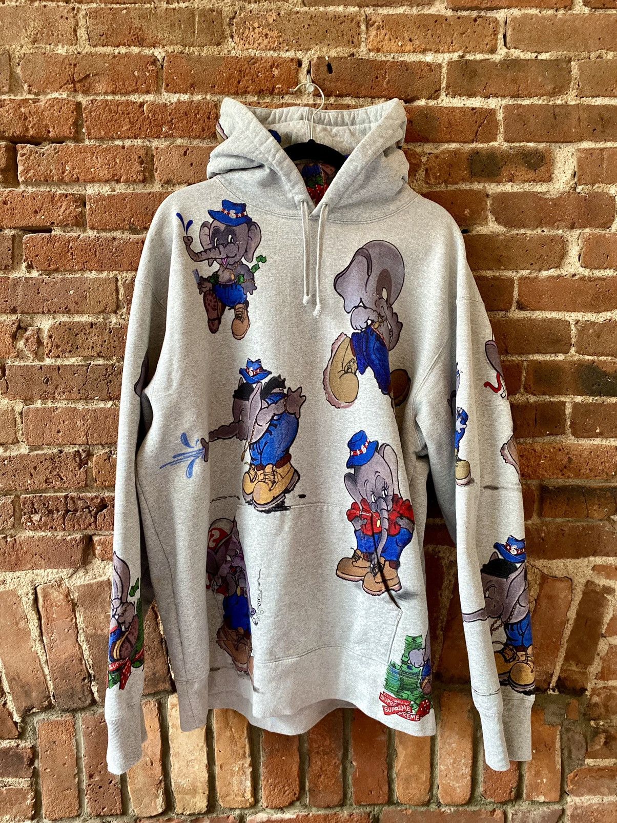 Supreme Supreme Elephant Hooded Sweatshirt | Grailed