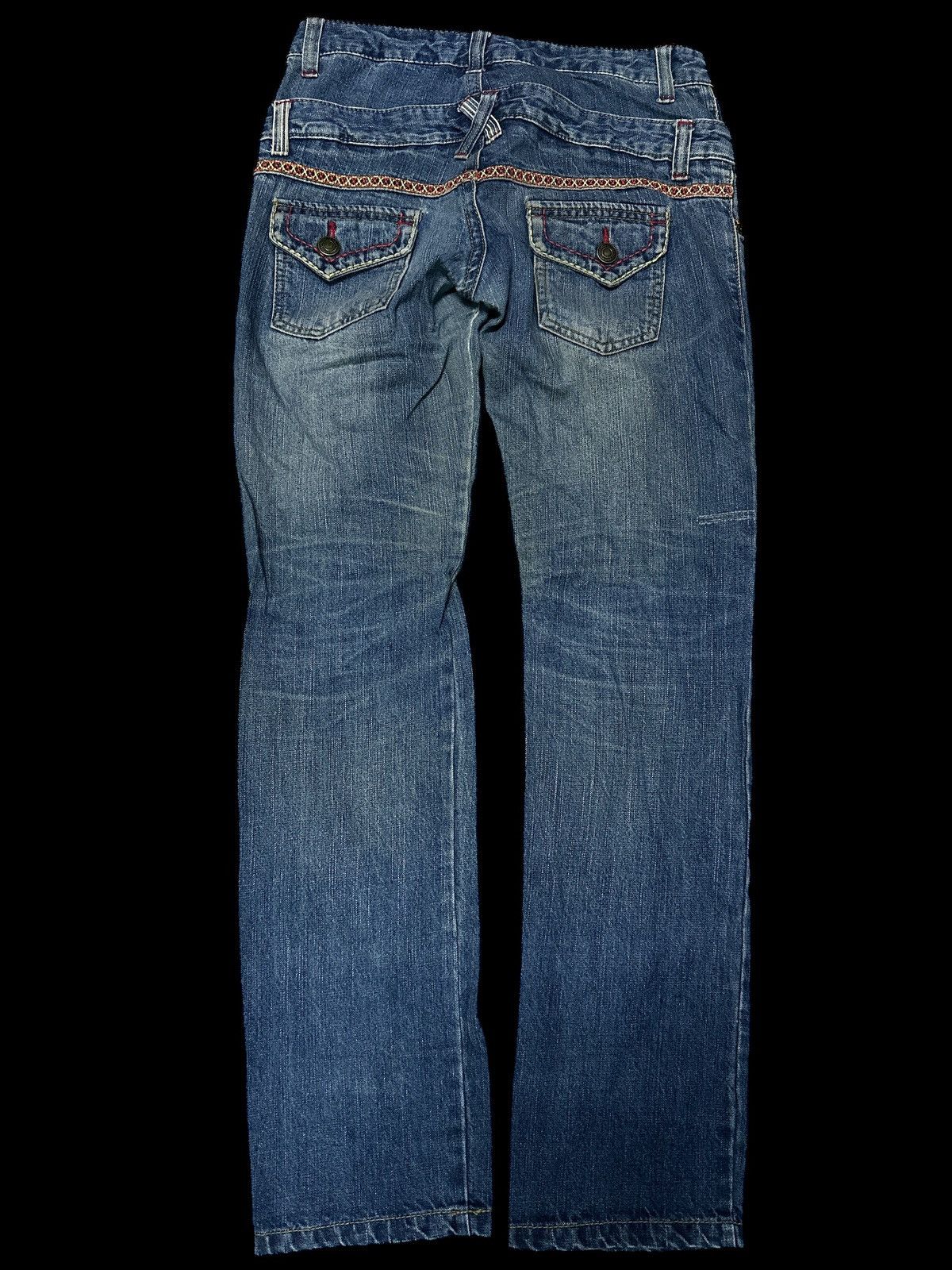 Kapital Double Waist 💥 Straight Legs Light Blue Double Waist 💥 Size US 33 - 3 Thumbnail