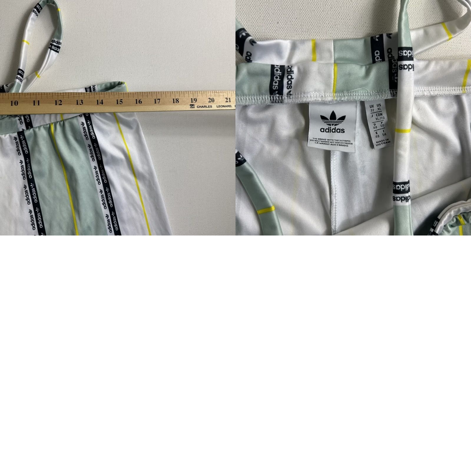 Adidas Adidas Womens XL Athletic Tights Active Gym Training Train Running Multicolor Size 40" / US 18 - 8 Thumbnail
