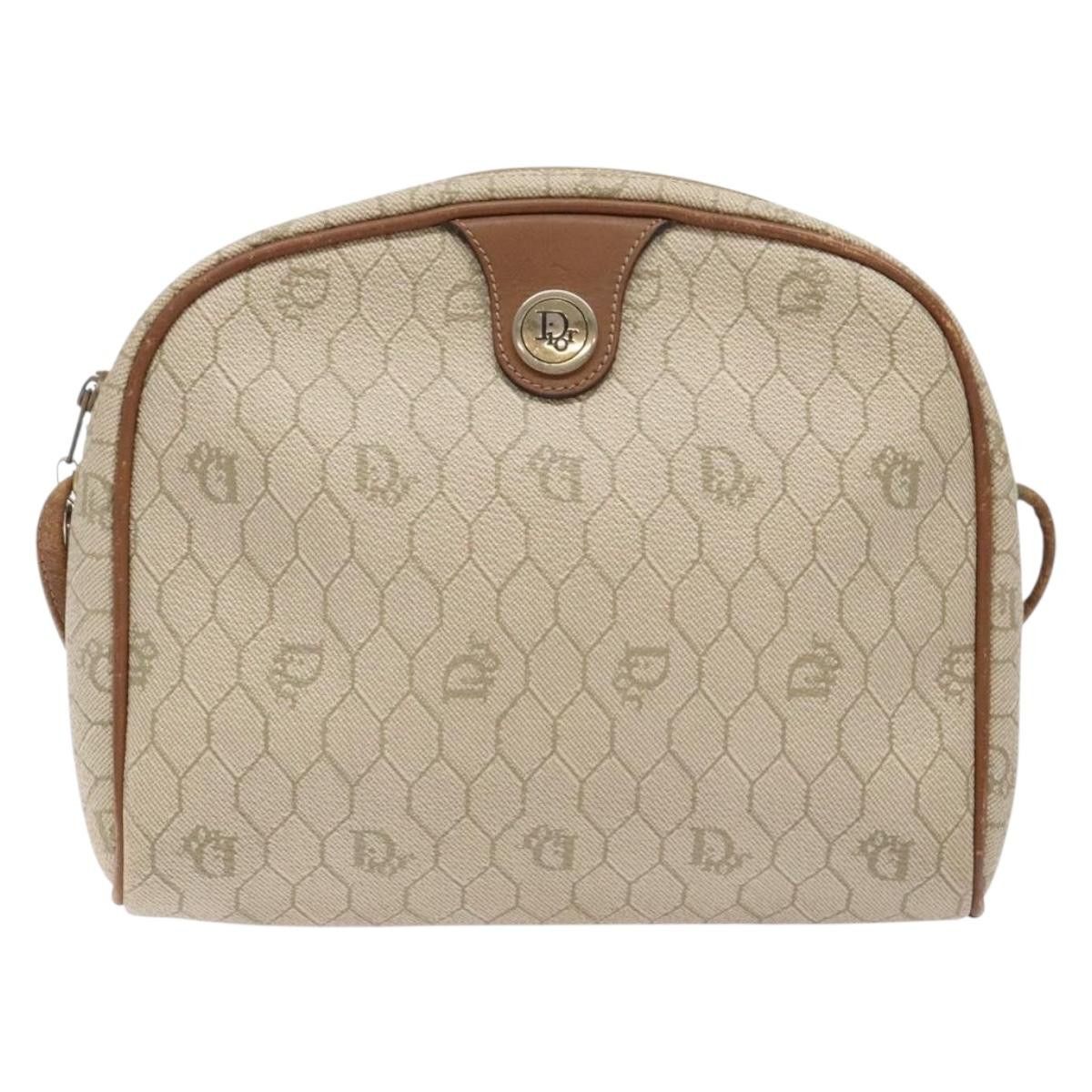 Dior DIOR Honeycomb Canvas Shoulder Bag Pvc Beige Gold Size ONE SIZE - 2 Thumbnail