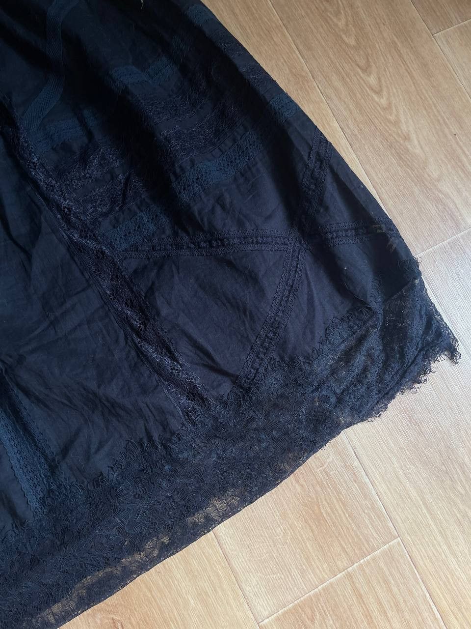 Diesel Vintage Diesel Black Avant Garde Maxi Skirt Size 27" / US 4 / IT 40 - 3 Thumbnail