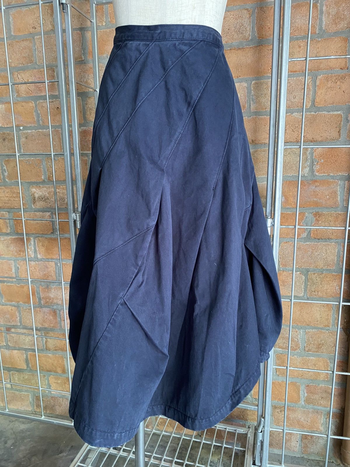 mercibeaucoup Mercibeaucoup Dark Blue Long Skirt Size 26" / US 2 / IT 38 - 1 Thumbnail