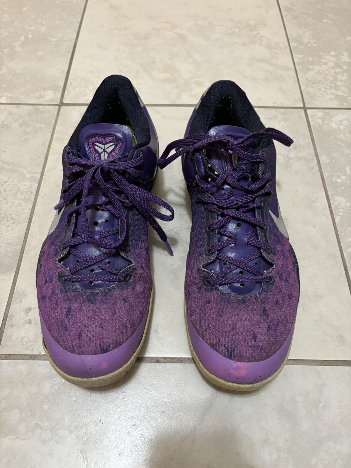 Nike Rare Nike Kobe 8 Playoffs Purple Platinum Shoes Size 9.5 Size US 9.5 / EU 42-43 - 14 Thumbnail