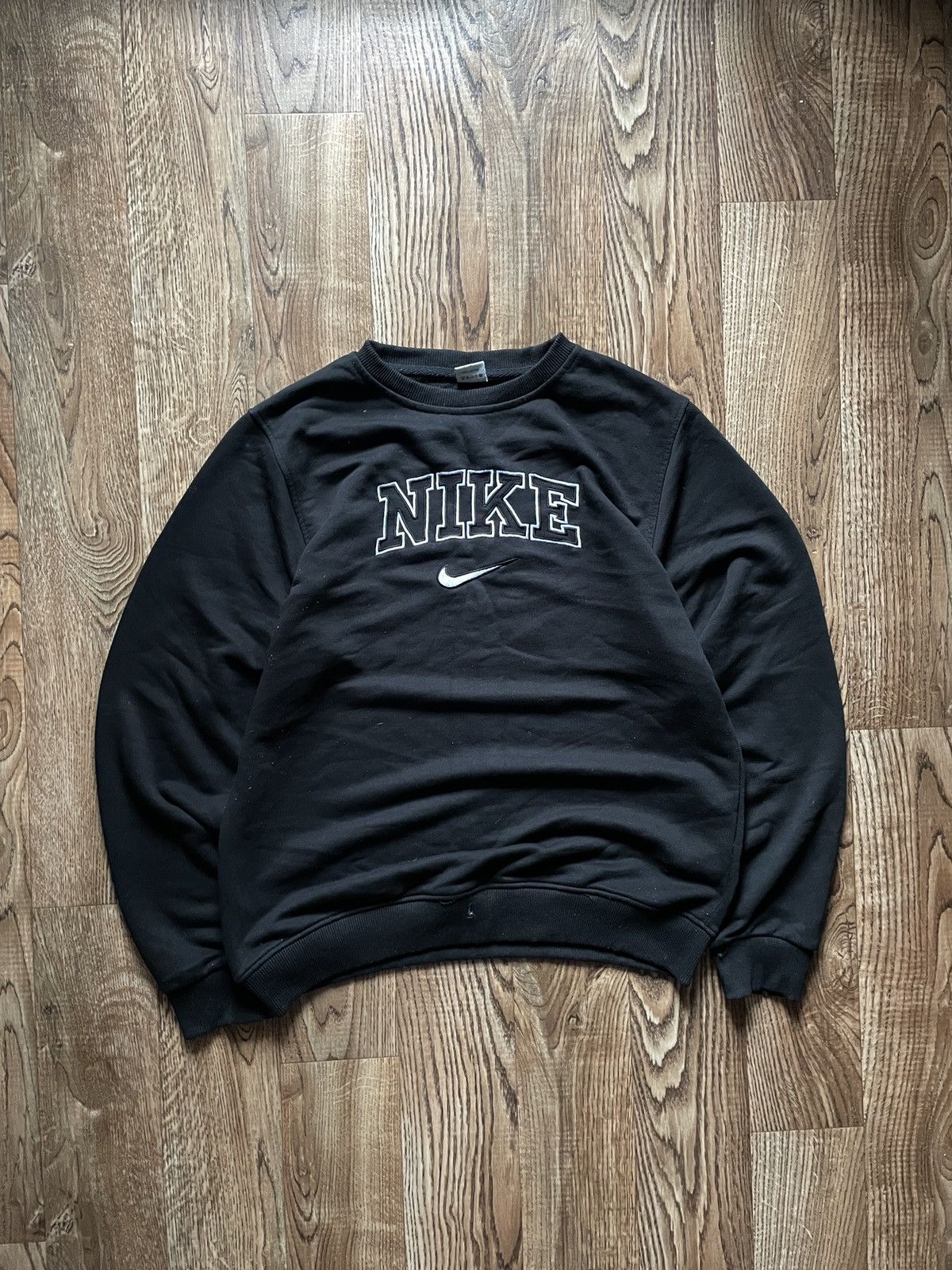 Nike Vintage Nike Big Logo Sweatshirt 90s Oversized Drill Size US XL / EU 56 / 4 - 1 Thumbnail