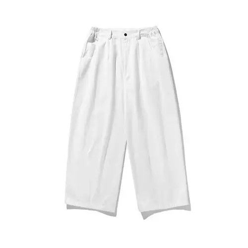 Other 2020S/S Simple Blue Japan White Loose Pants Size US 32 / EU 48 - 1 Thumbnail