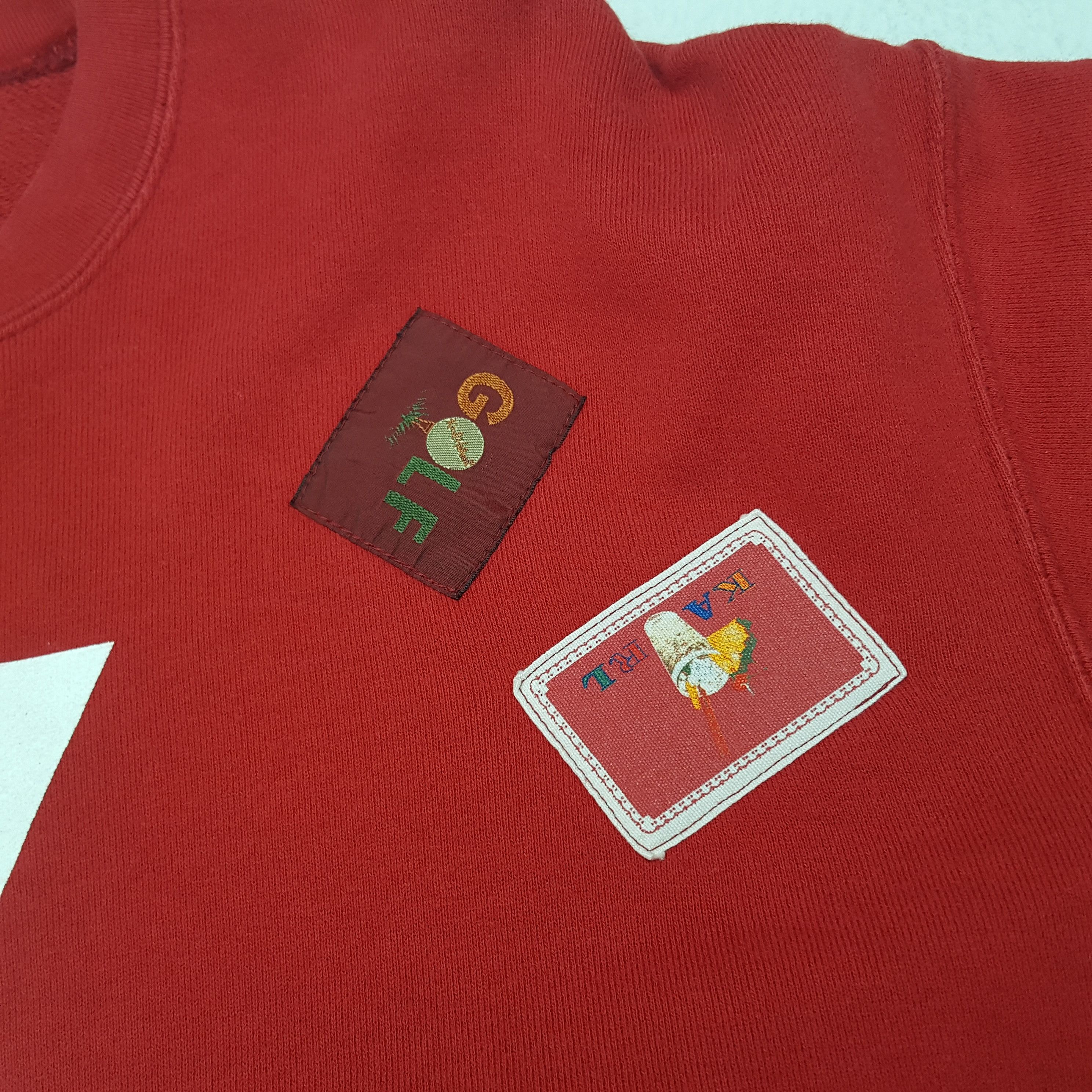 Karl Helmut × Vintage Vintage Karl Helmut Patchwork Sweatshirt Size US L / EU 52-54 / 3 - 11 Thumbnail