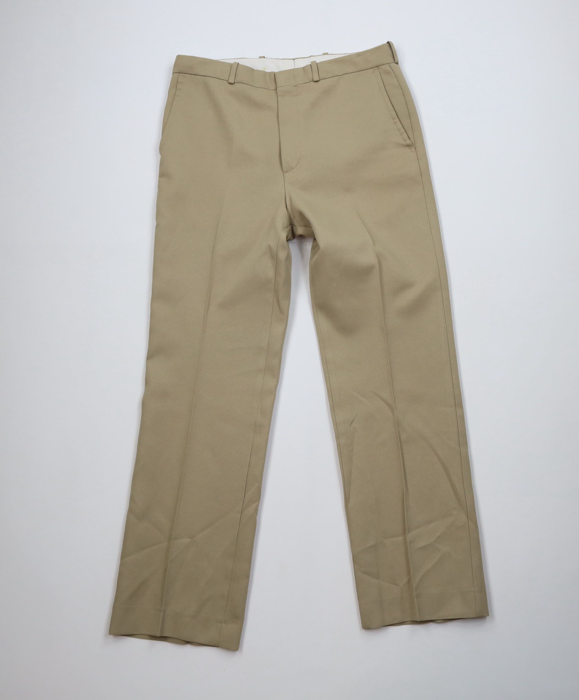 Vintage Vintage 70s Streetwear Flared Wide Leg Chino Pants Beige USA Size US 32 / EU 48 - 1 Thumbnail