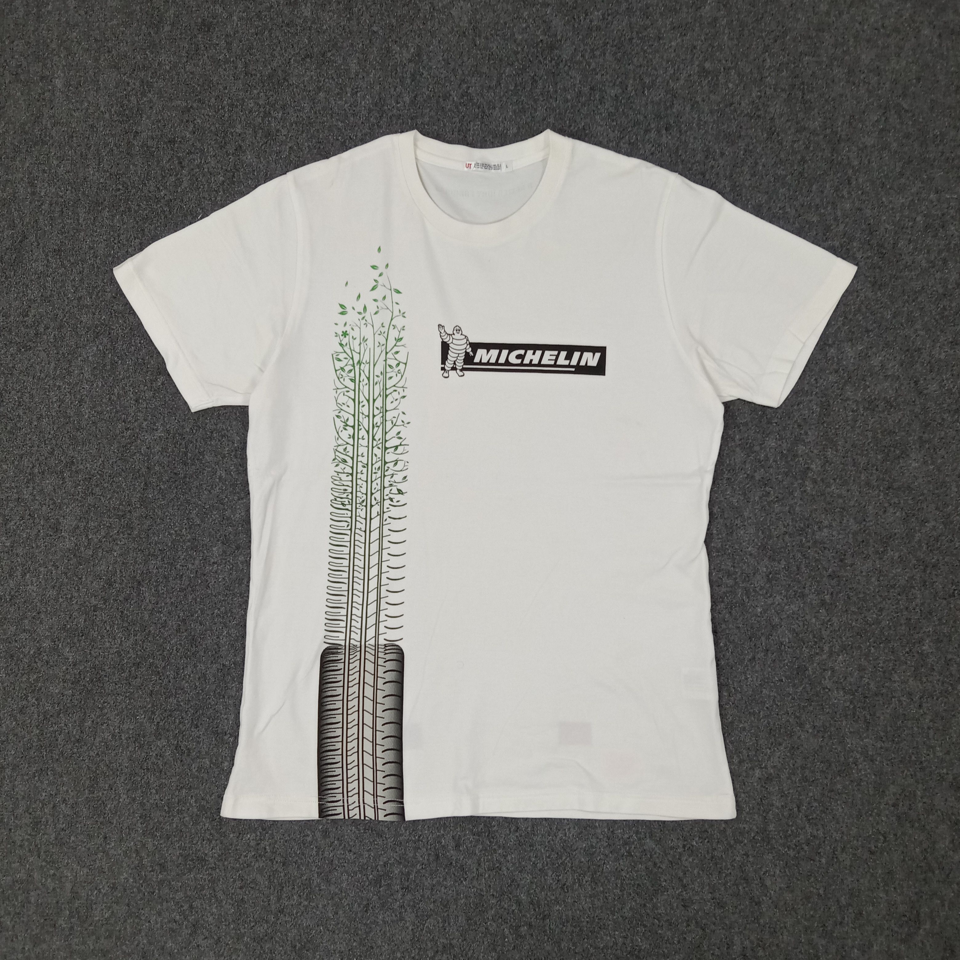 Uniqlo × Vintage Michelin Racing Tyre Motorsports Uniqlo Tshirt Size US M / EU 48-50 / 2 - 1 Thumbnail