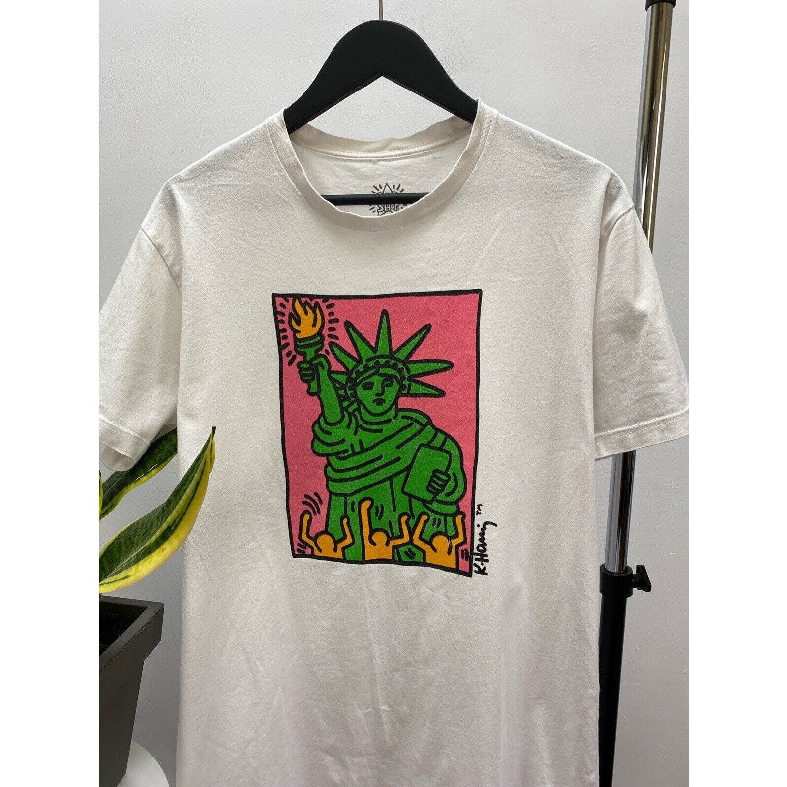 Keith Haring Keith Haring Statue Of Liberty T-shirt Size L White Size US L / EU 52-54 / 3 - 9 Thumbnail