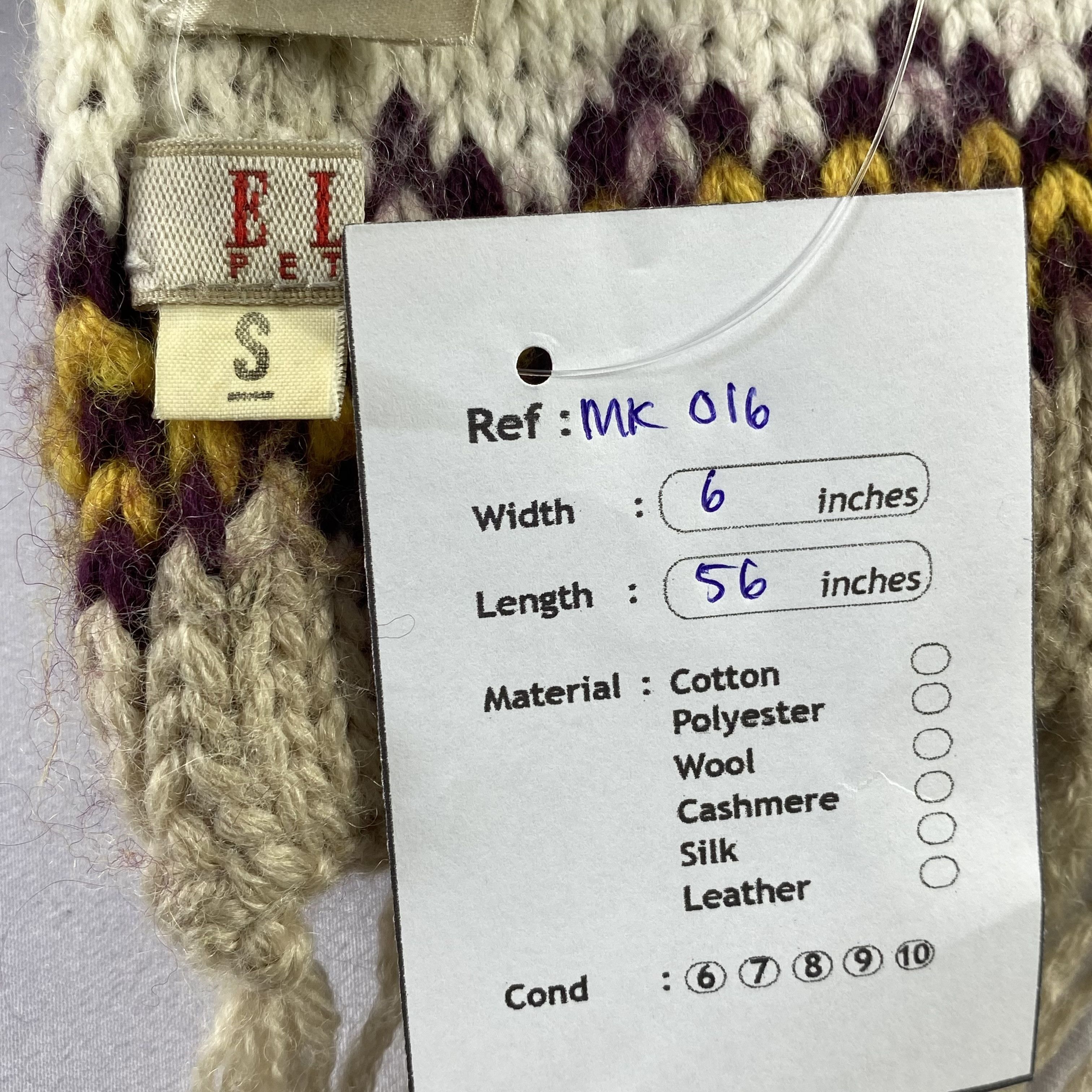 Ellesse Elle Knitted Scarf Neck Wrap Wool Muffler Size ONE SIZE - 9 Thumbnail
