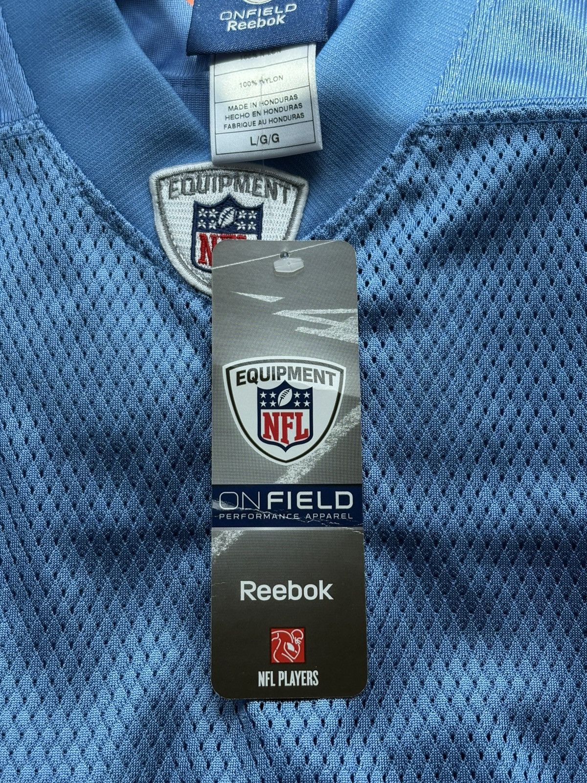 Reebok Blank Houston Oilers NFL Throwback Jersey 2009 Size US L / EU 52-54 / 3 - 4 Thumbnail