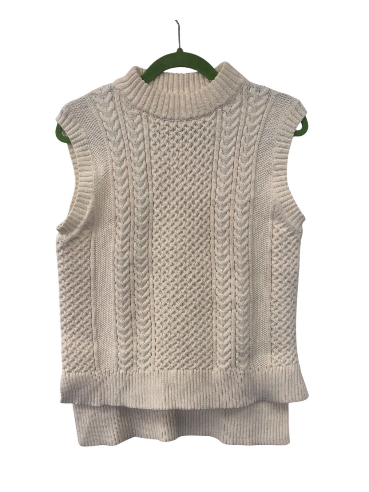 Aran Isles Knitwear Vintage Fila Cable Knit Vest – White Lane Edition Size US M / EU 48-50 / 2 - 1 Thumbnail