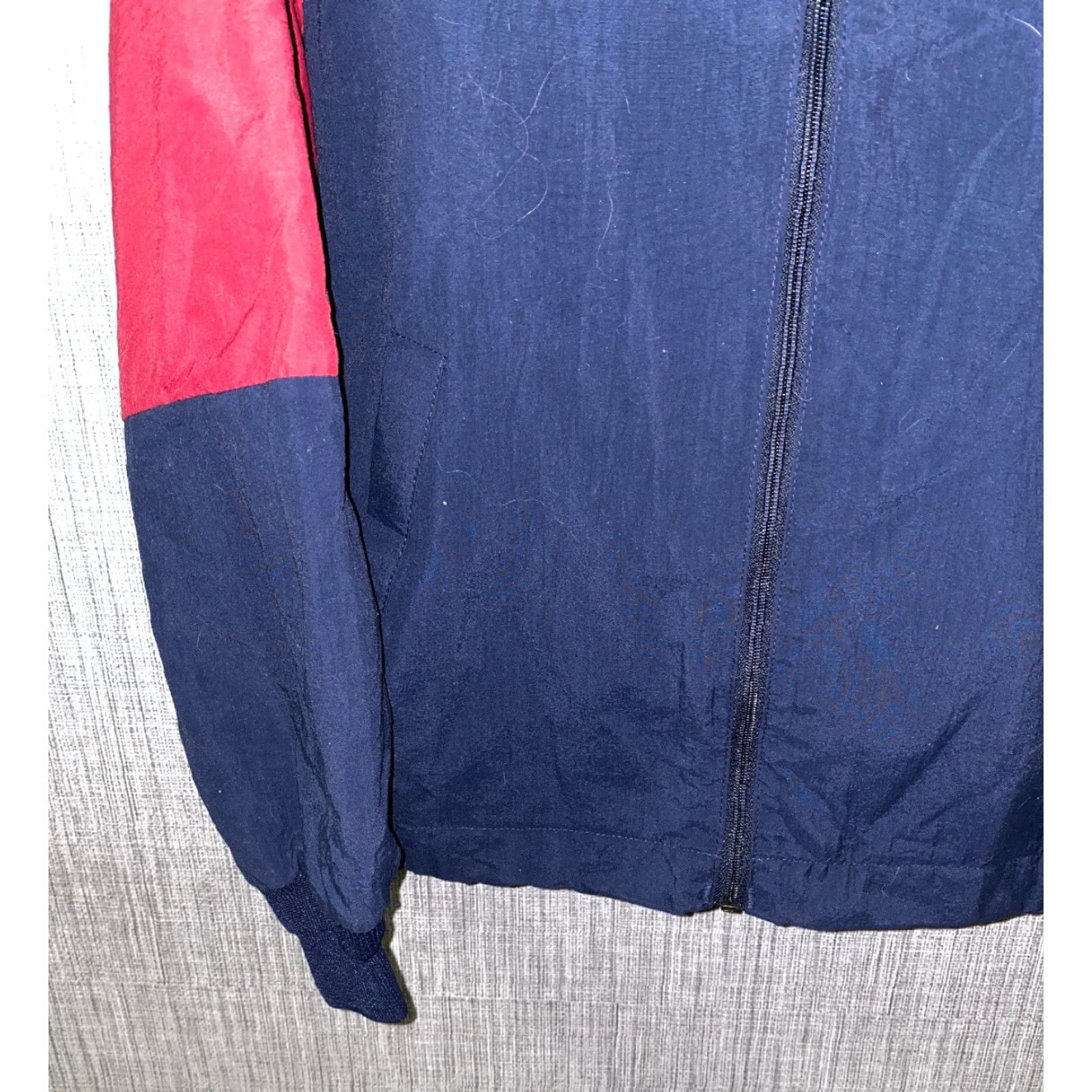Vintage Vtg Swingster Full Zip Jacket Mens L Blue/Red USA Made Size US L / EU 52-54 / 3 - 4 Thumbnail