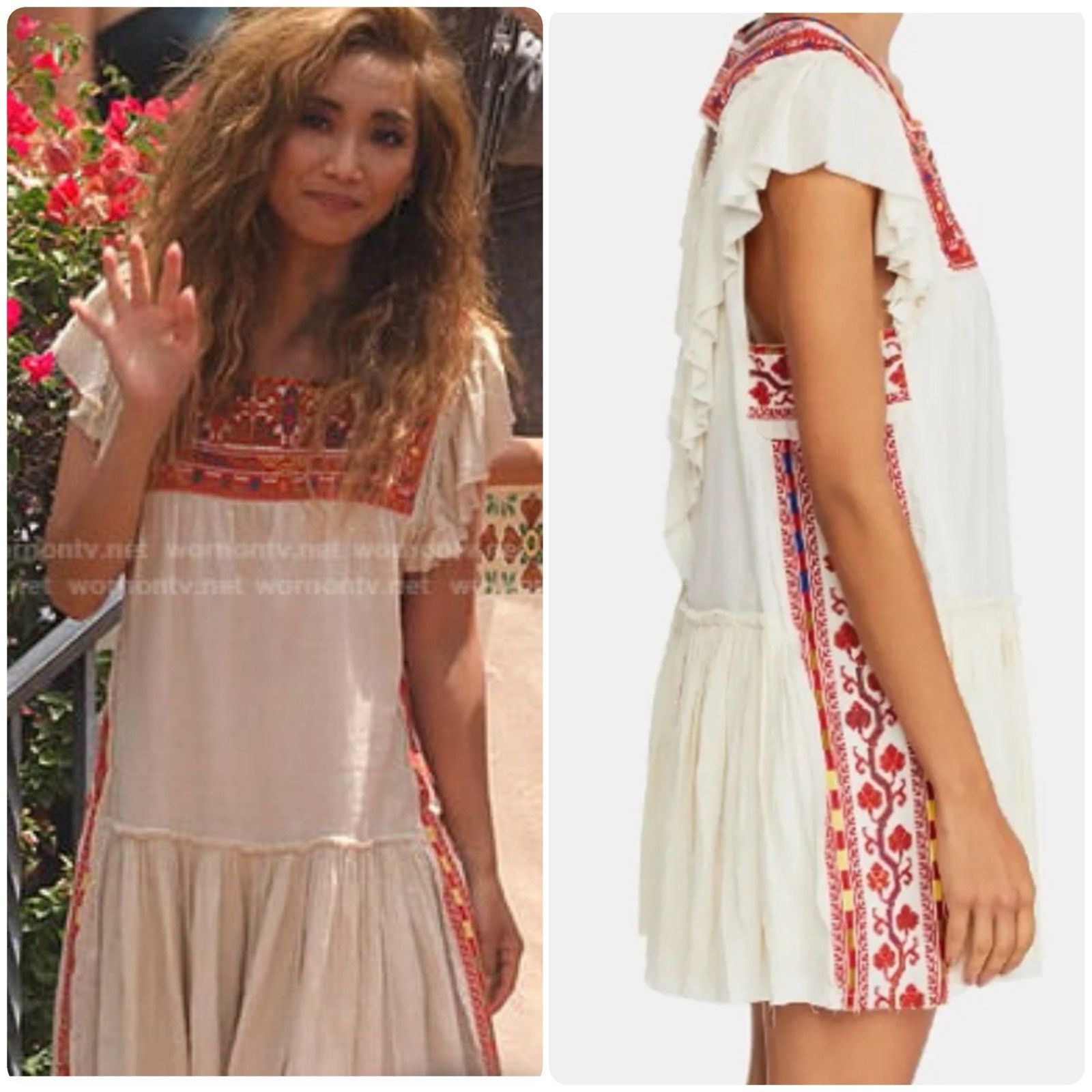 Free People Free People Lola Embroidered Mini Dress | Grailed