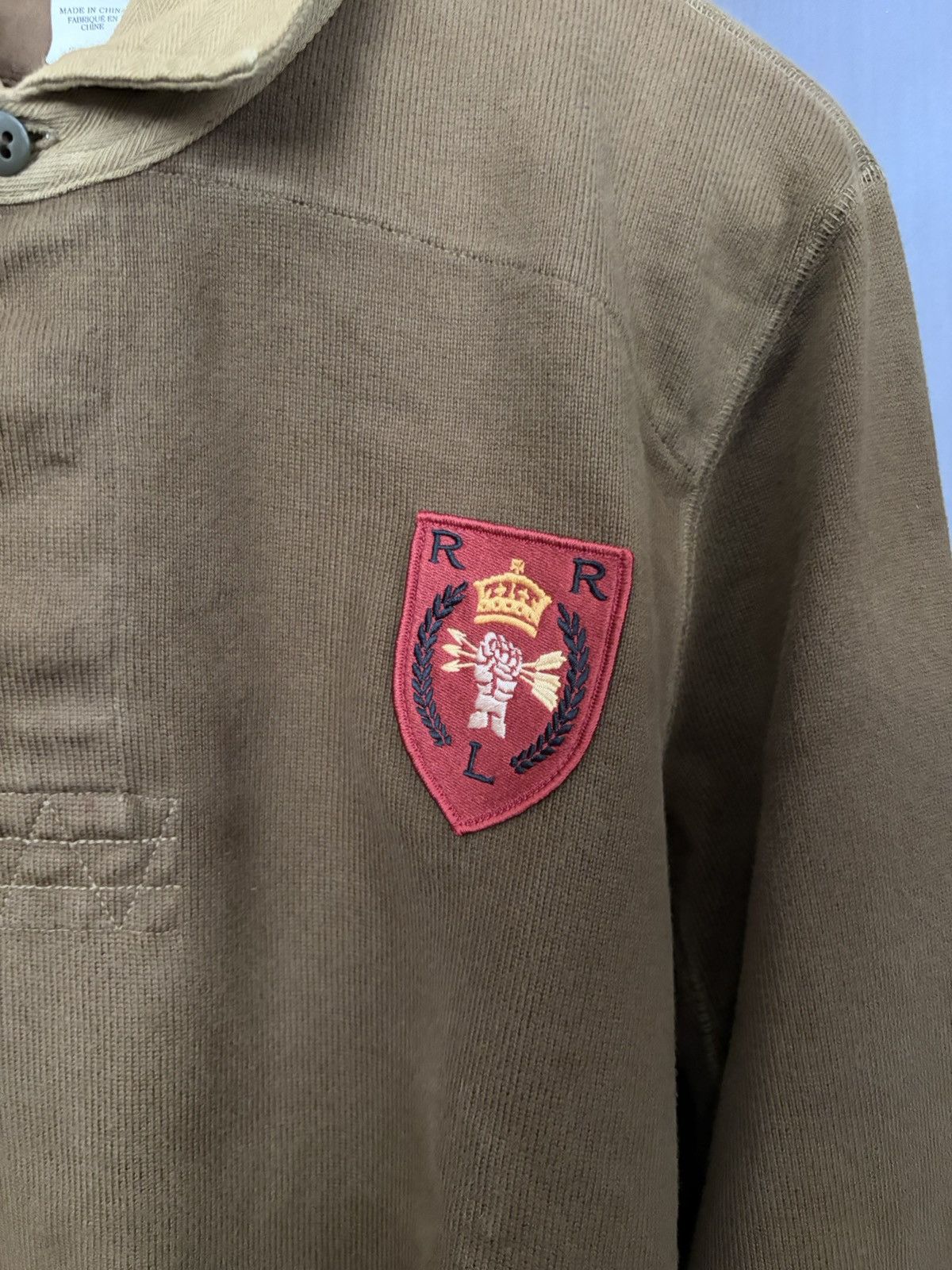 RRL Ralph Lauren Double RL Long Sleeve Rugby Pullover Shirt Size US M / EU 48-50 / 2 - 4 Thumbnail