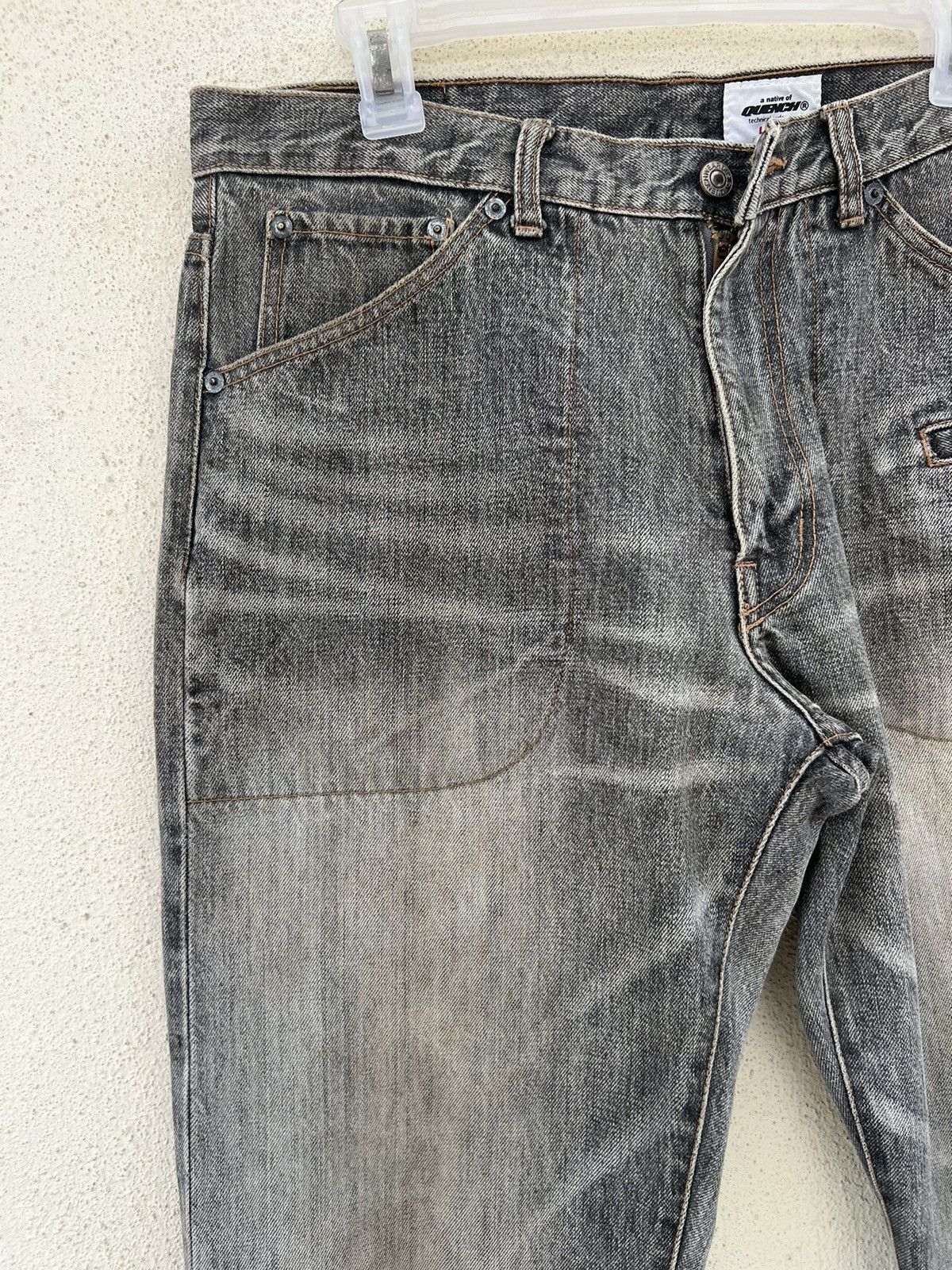 QUENCHLOUD Vintage QUENCH TOKYO Dirty Mud Denim Selvedge Jeans Size US 32 / EU 48 - 8 Thumbnail