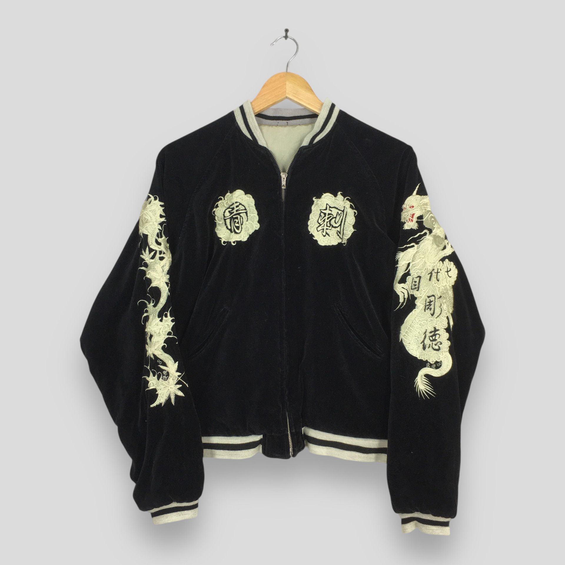 Japanese Brand Vintage 1980s Sukajan Japanese Demon Ogre Souvenir Jacket M Size US M / EU 48-50 / 2 - 3 Thumbnail