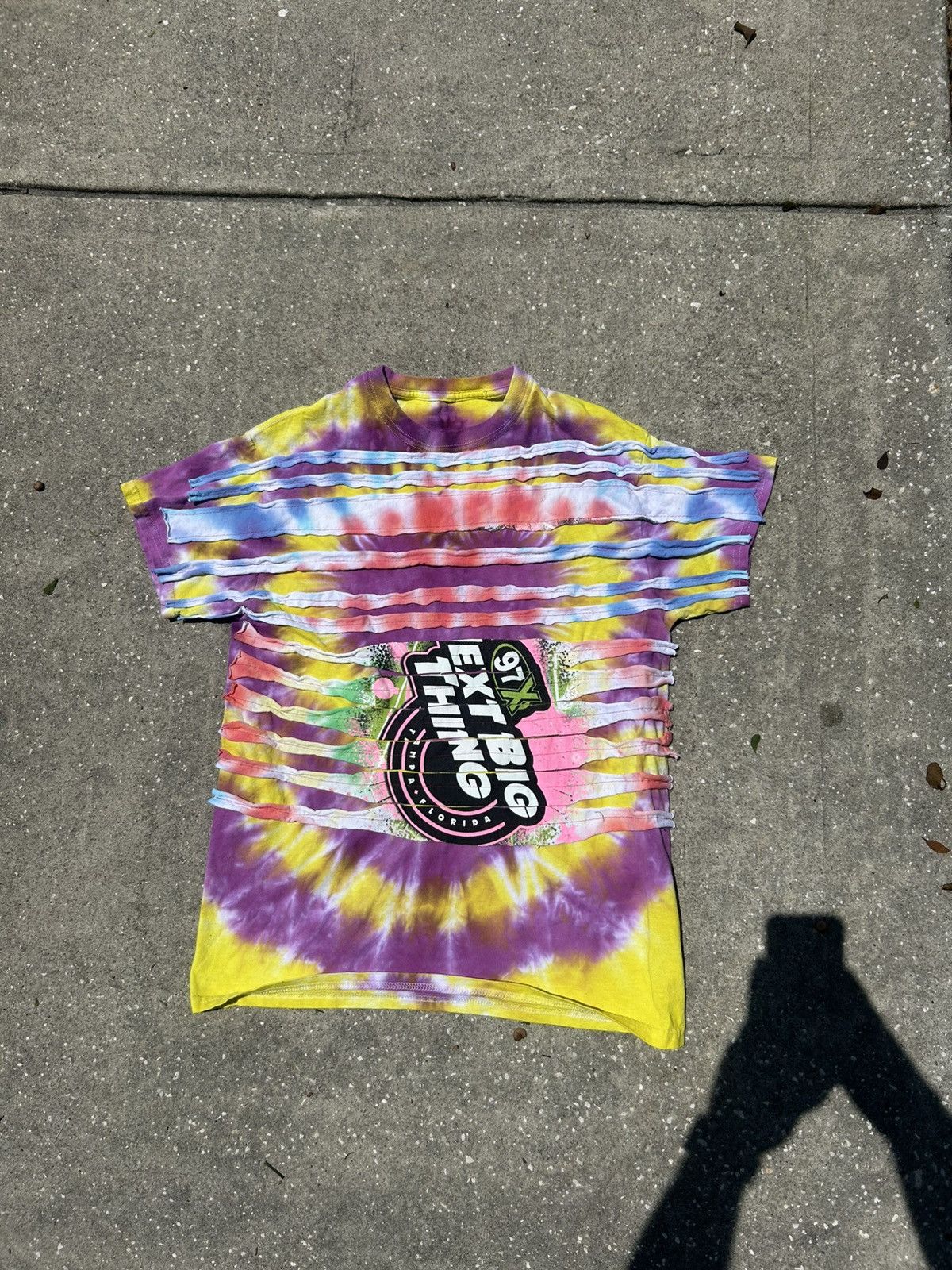 Other 1/1 Your World reconstructed patchwork tie dye tee t shirt Size US S / EU 44-46 / 1 - 1 Thumbnail