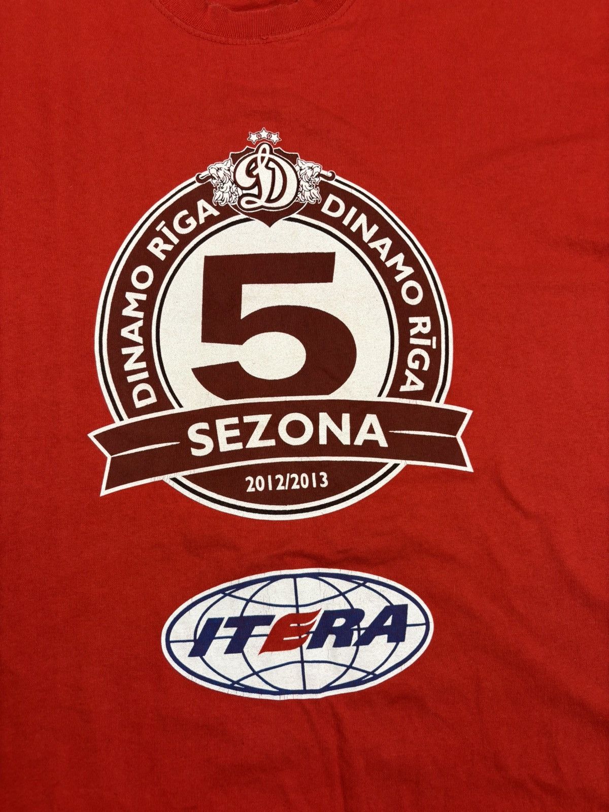 Dinamo Riga 5 sezon vintage t shirt size XXL