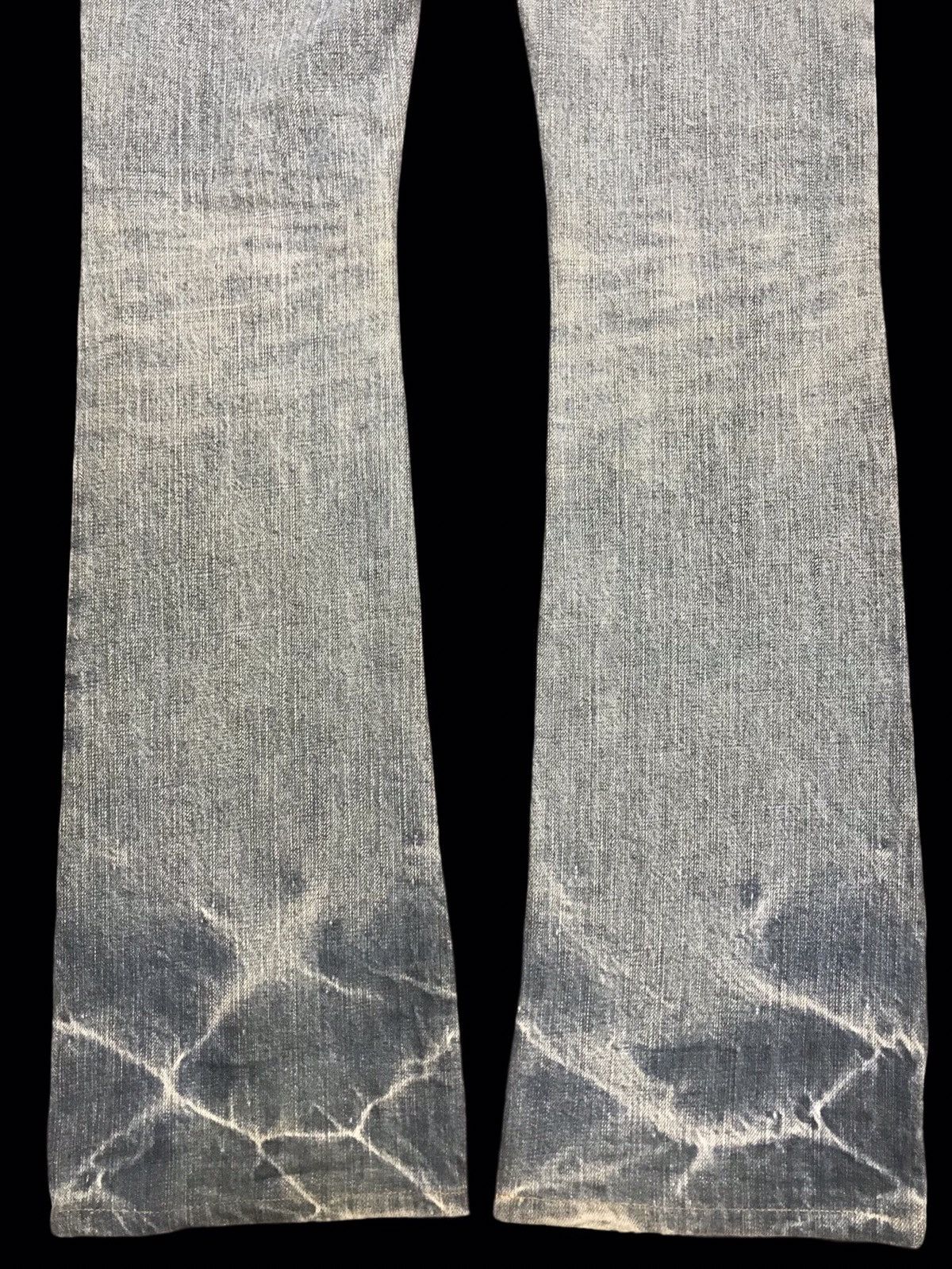 Japanese Brand 💥FLARE💥virca phrase Skinny Flare Distressed Denim F243 Size 30" / US 8 / IT 44 - 15 Thumbnail
