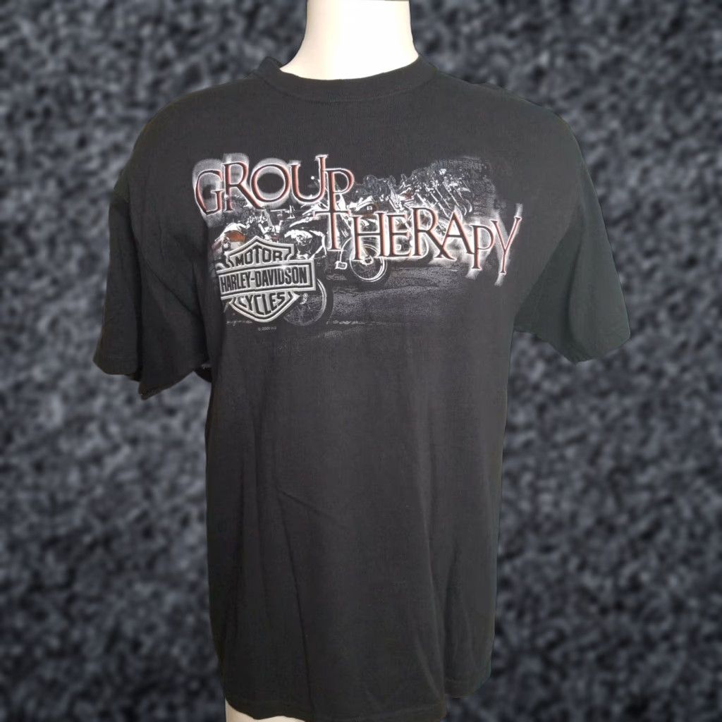Harley Davidson VINTAGE Harley-Davidson Mens L T Shirt Charleston SC 2009 Black Cup? Size US L / EU 52-54 / 3 - 1 Thumbnail