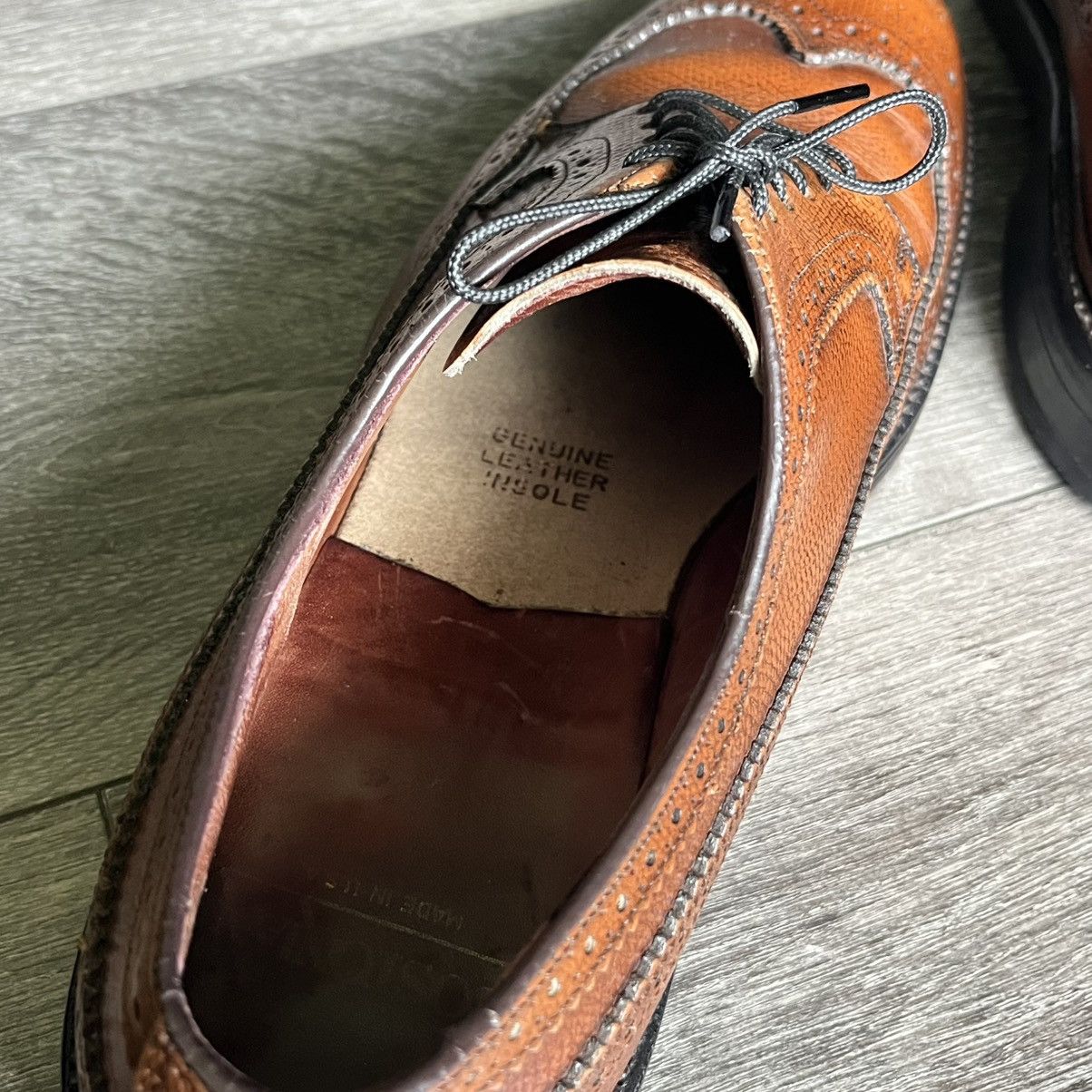 Bostonian Vintage 1980s Bostonian Longwing Wingtip Leather Loafers USA Size US 9.5 / EU 42-43 - 5 Thumbnail