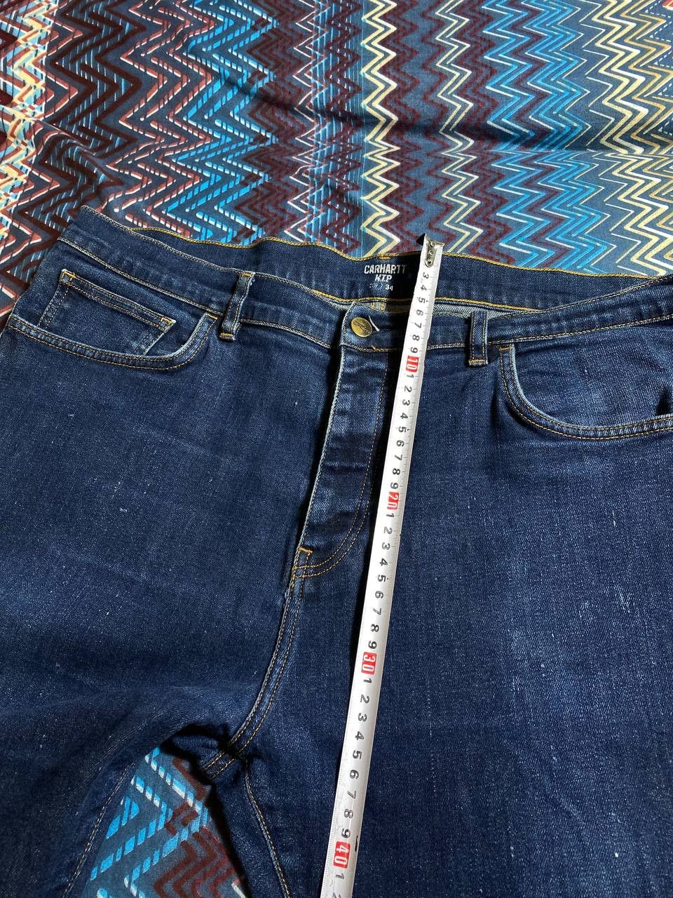 Carhartt × Vintage Vintage Baggy Washed Denim Jeans Wide Y2K Size 38" / US 16 / IT 52 - 16 Thumbnail