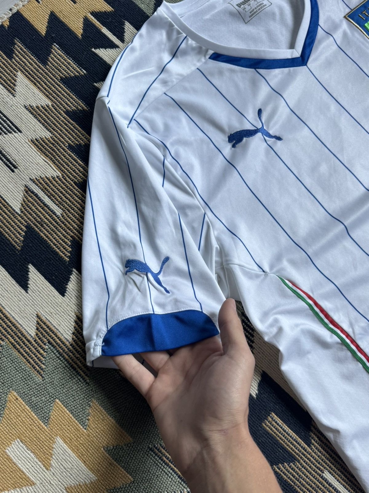 Puma Vintage Puma Italia 2014/16 Blockcore Jersey Size US L / EU 52-54 / 3 - 7 Thumbnail