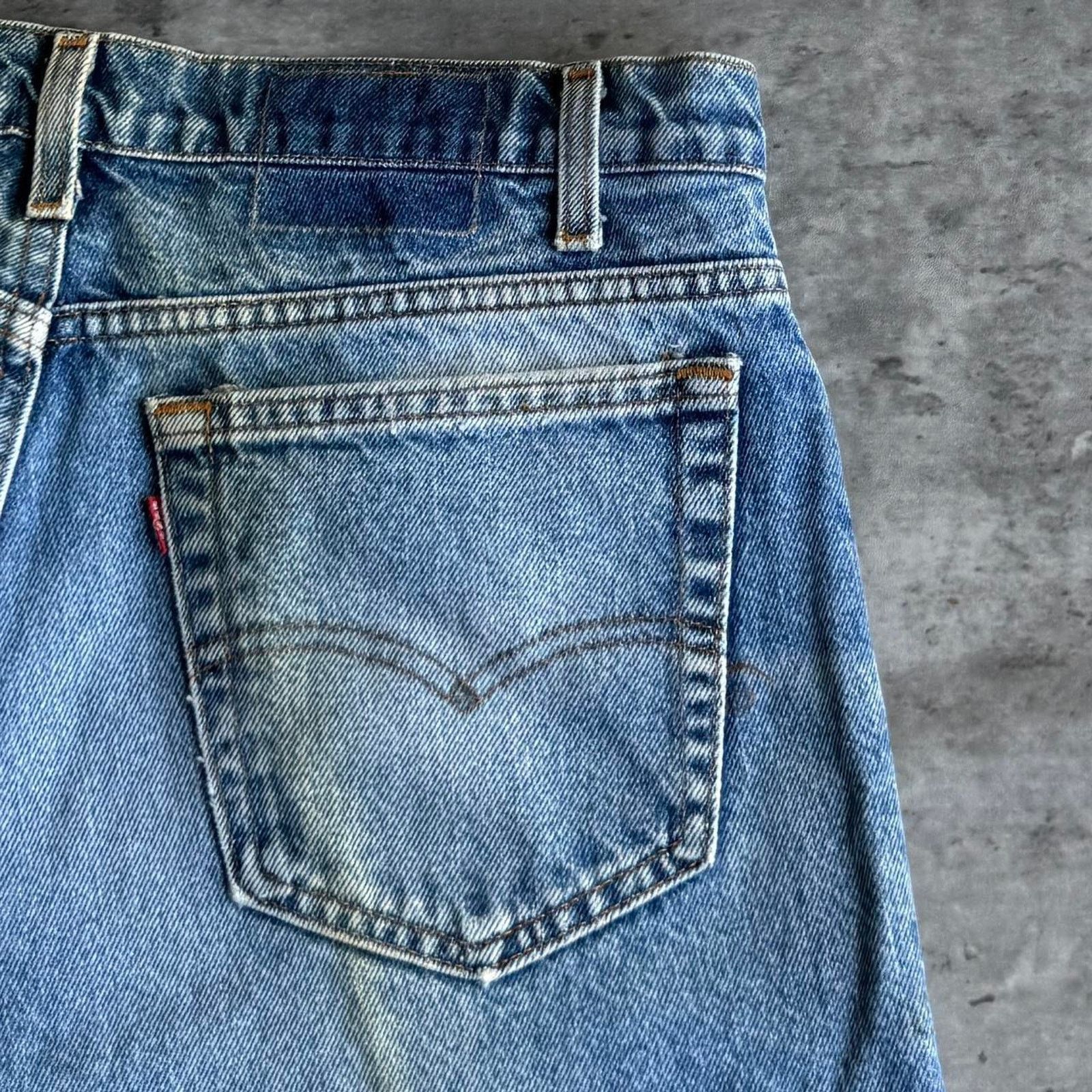 Levi's × Levi's Vintage Clothing × Vintage Crazy Vintage Y2K Levi’s Baggy Skater Distressed Denim Jeans Size US 34 / EU 50 - 3 Thumbnail
