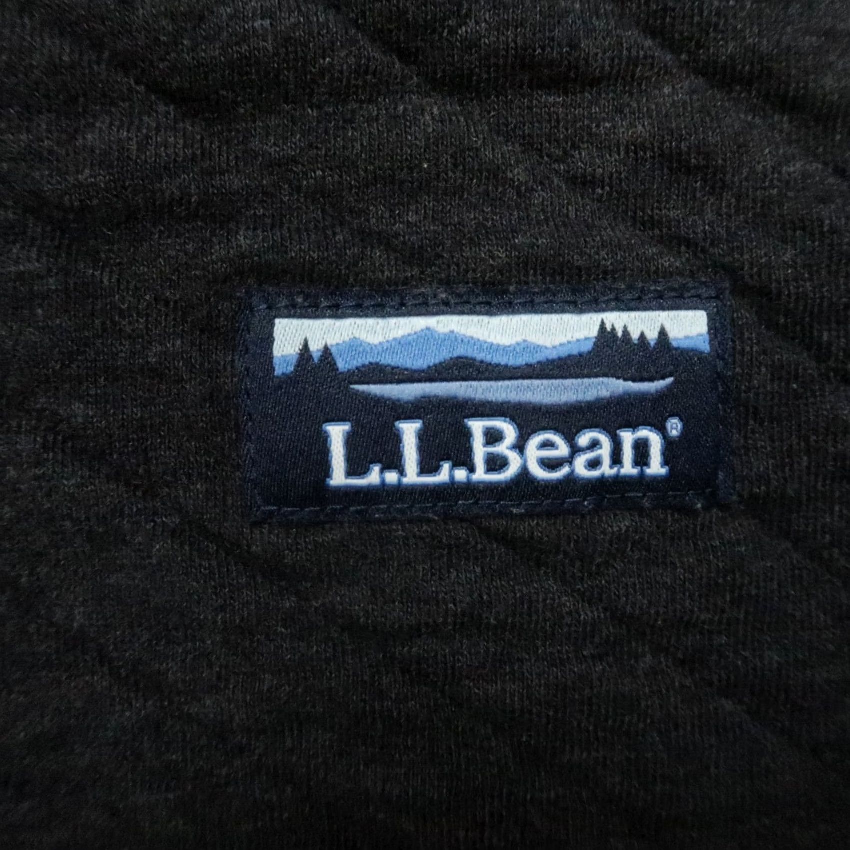 Vintage VINTAGE LL Bean Pullover Mens M Charcoal Gray Quilted Sweatshirt Pullover Crew Size US M / EU 48-50 / 2 - 4 Thumbnail