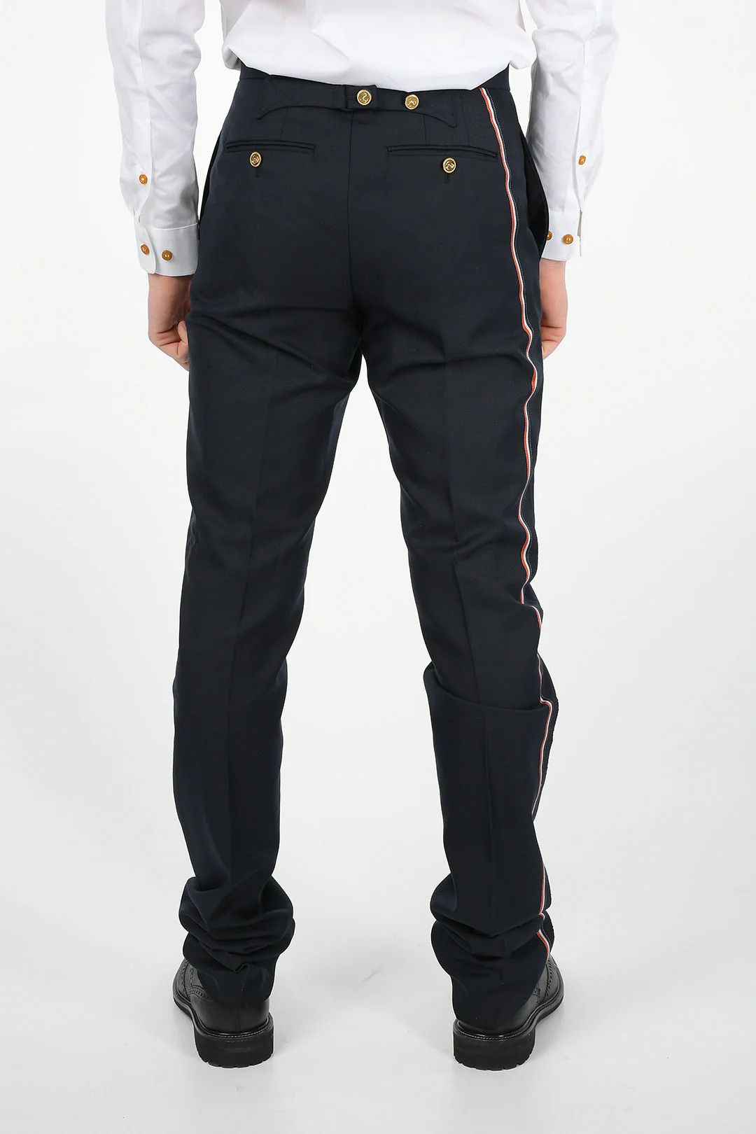 Thom Browne og1mm0426 Regular Rise Pant in Blue Size US 32 / EU 48 - 6 Thumbnail