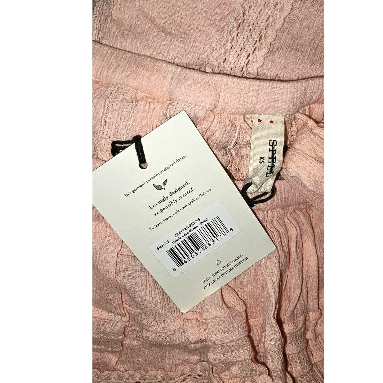 Free People New Spell Cassie Off The Shoulder Lace Gown $299 XS Pink Size XS / US 0-2 / IT 36-38 - 9 Thumbnail